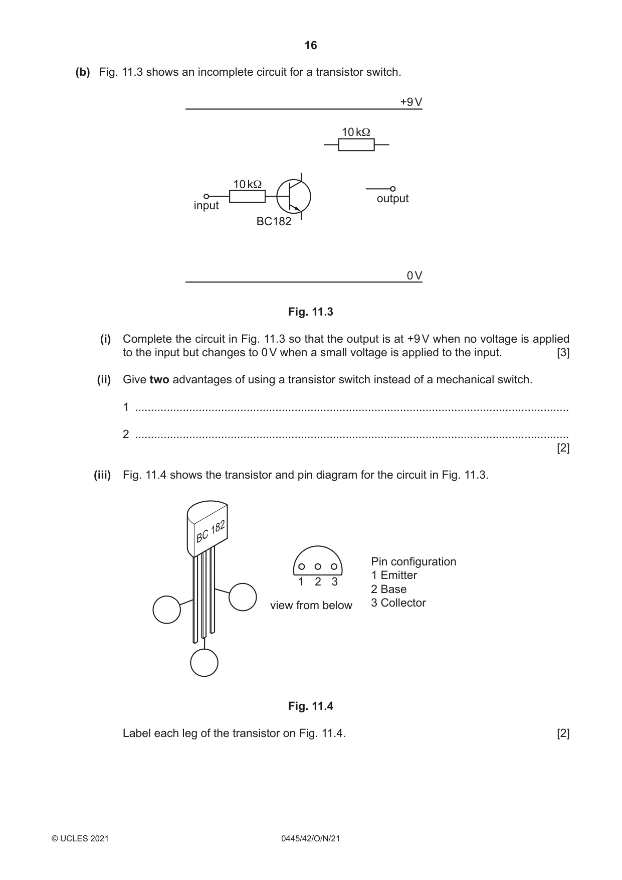 Cambridge IGCSE Design and Technology 0445 2021 Oct/Nov Paper 4 · Variant 2 question paper, page 16 of 20