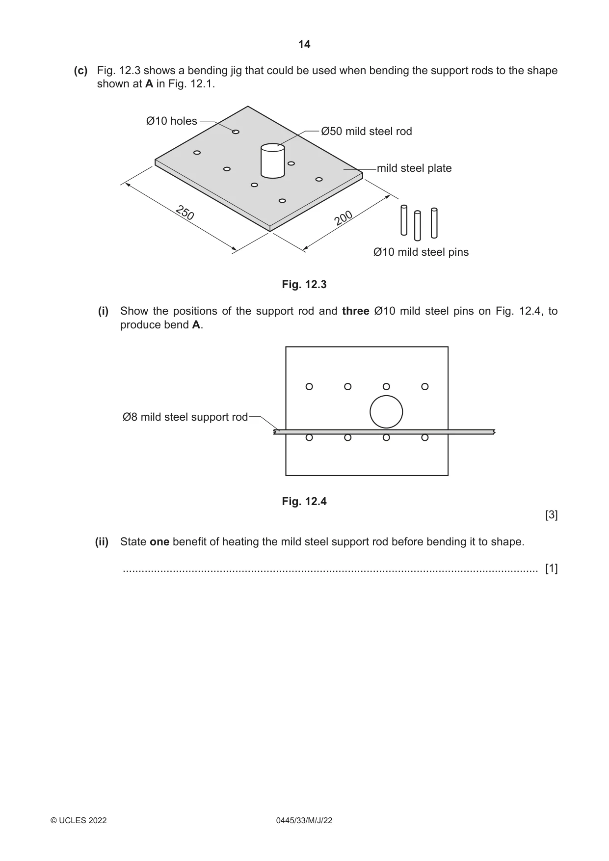 Cambridge IGCSE Design and Technology 0445 2022 May/June Paper 3 · Variant 3 question paper, page 14 of 20