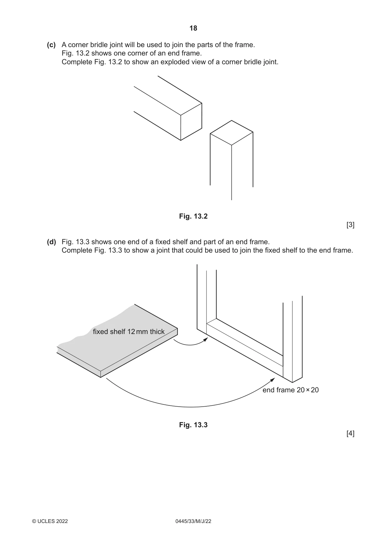 Cambridge IGCSE Design and Technology 0445 2022 May/June Paper 3 · Variant 3 question paper, page 18 of 20