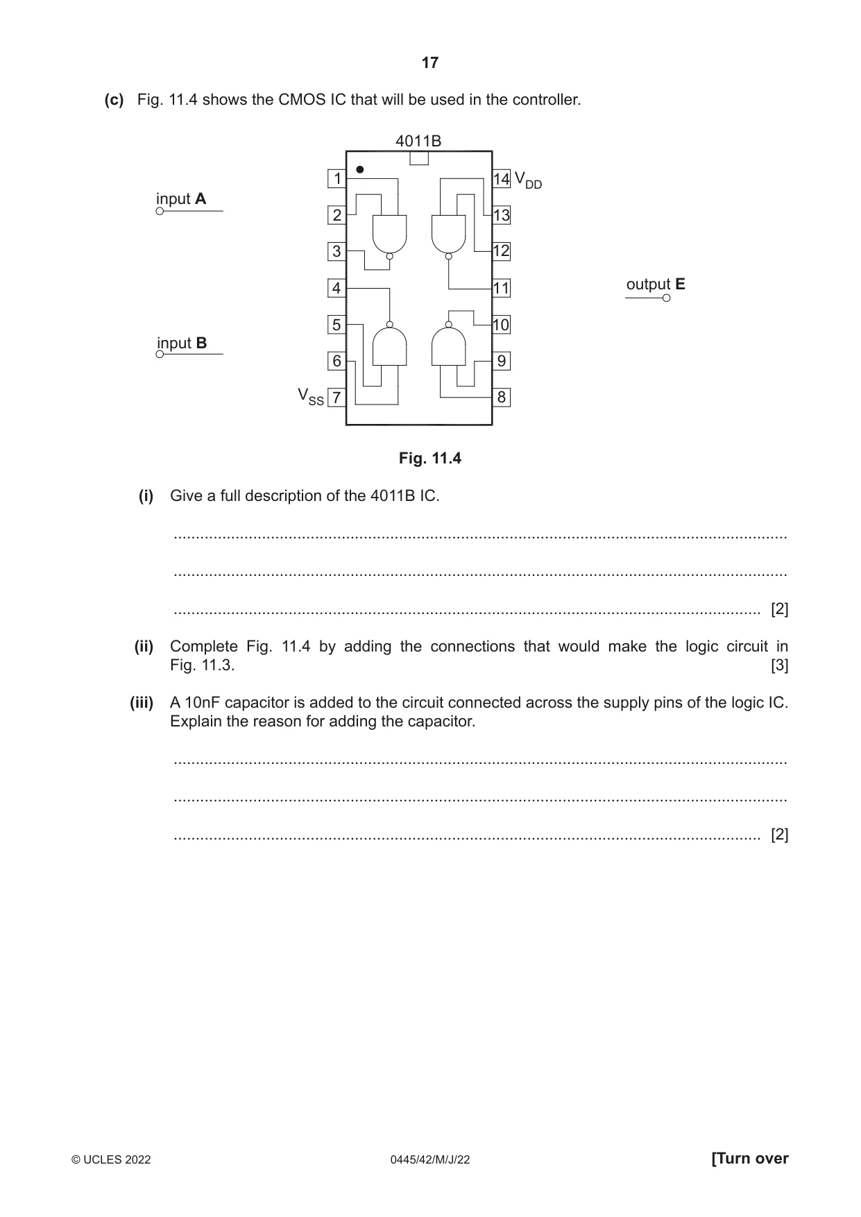 Cambridge IGCSE Design and Technology 0445 2022 May/June Paper 4 · Variant 2 question paper, page 17 of 20