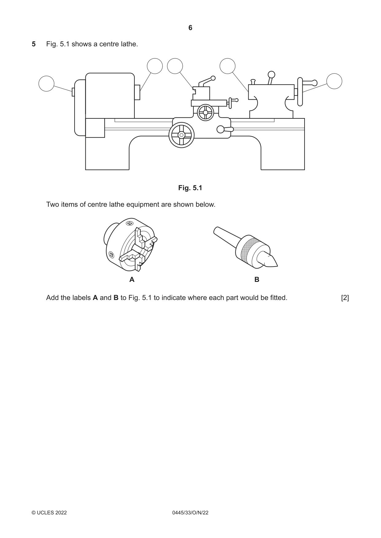 Cambridge IGCSE Design and Technology 0445 2022 Oct/Nov Paper 3 · Variant 3 question paper, page 6 of 28