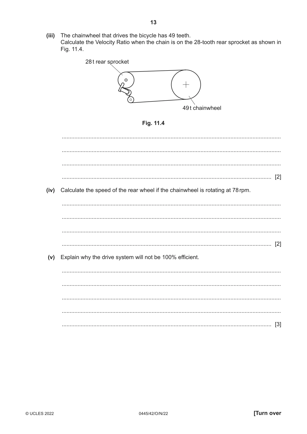 Cambridge IGCSE Design and Technology 0445 2022 Oct/Nov Paper 4 · Variant 2 question paper, page 13 of 20