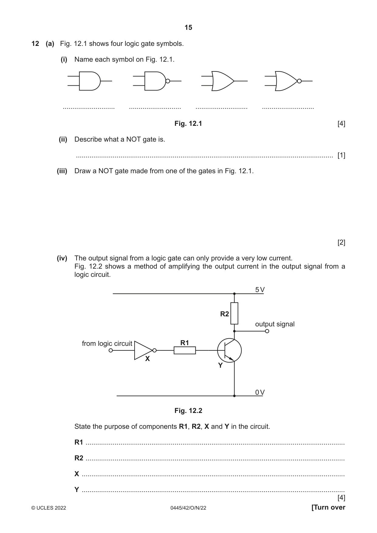 Cambridge IGCSE Design and Technology 0445 2022 Oct/Nov Paper 4 · Variant 2 question paper, page 15 of 20