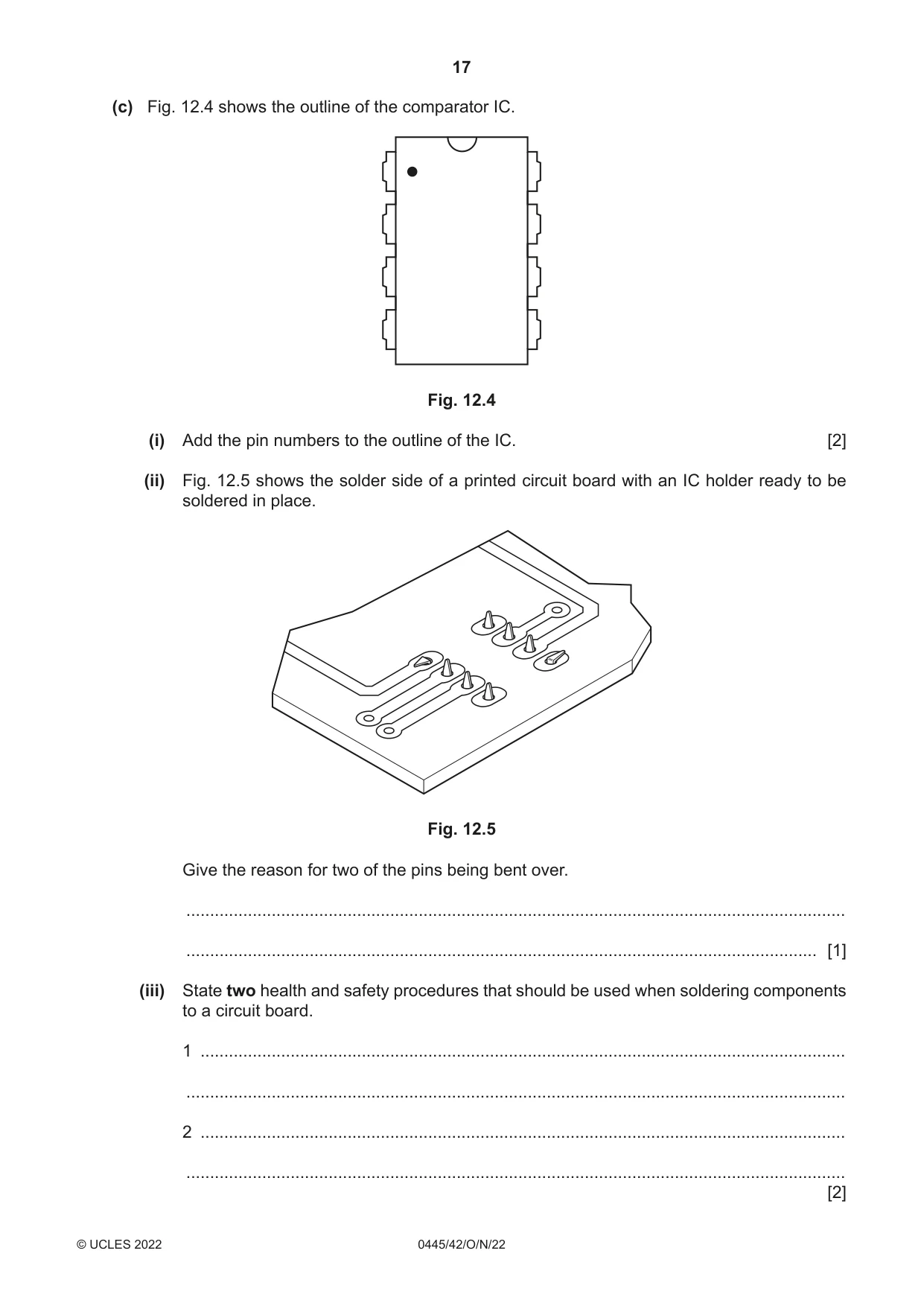 Cambridge IGCSE Design and Technology 0445 2022 Oct/Nov Paper 4 · Variant 2 question paper, page 17 of 20