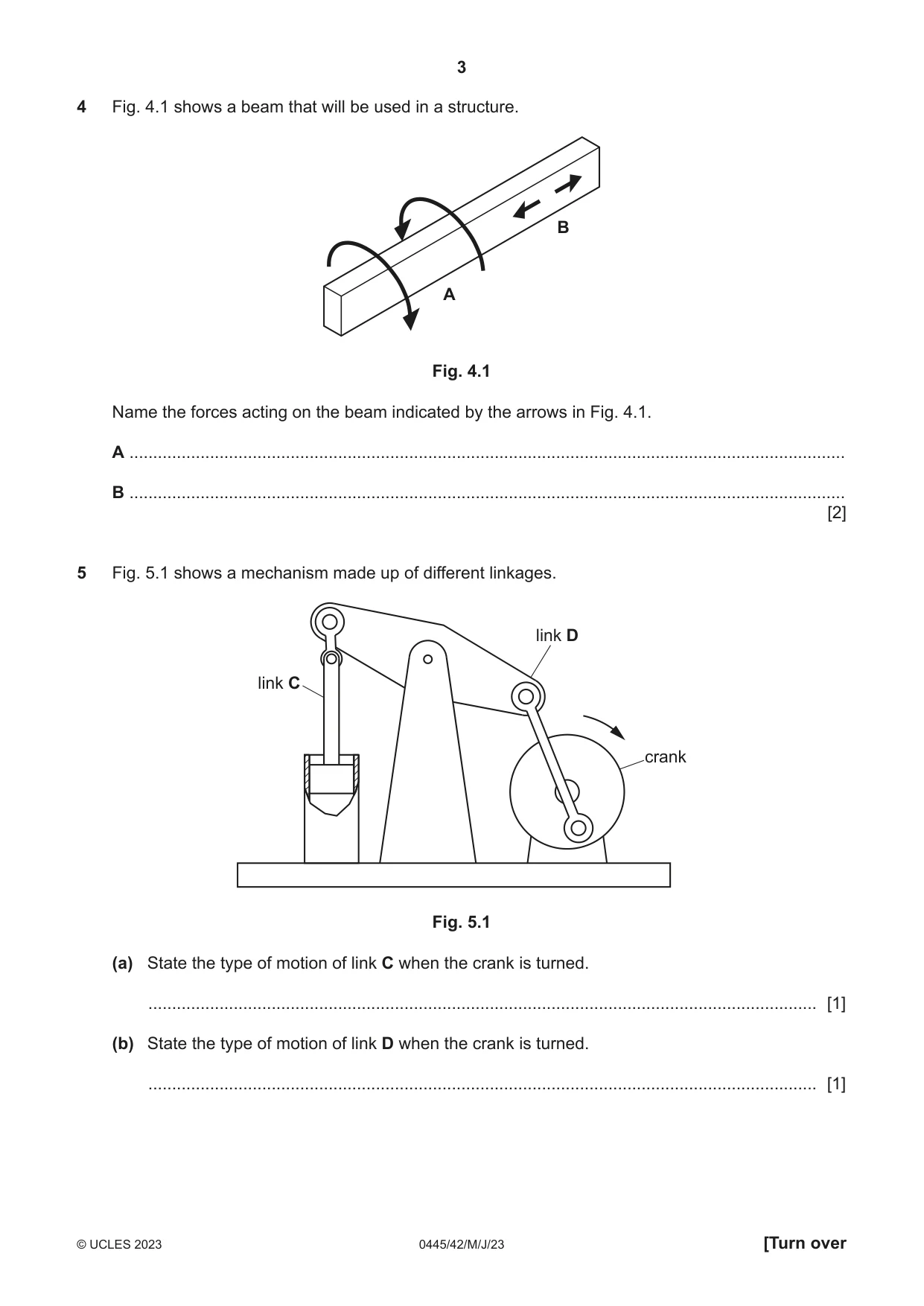 Cambridge IGCSE Design and Technology 0445 2023 May/June Paper 4 · Variant 2 question paper, page 3 of 20