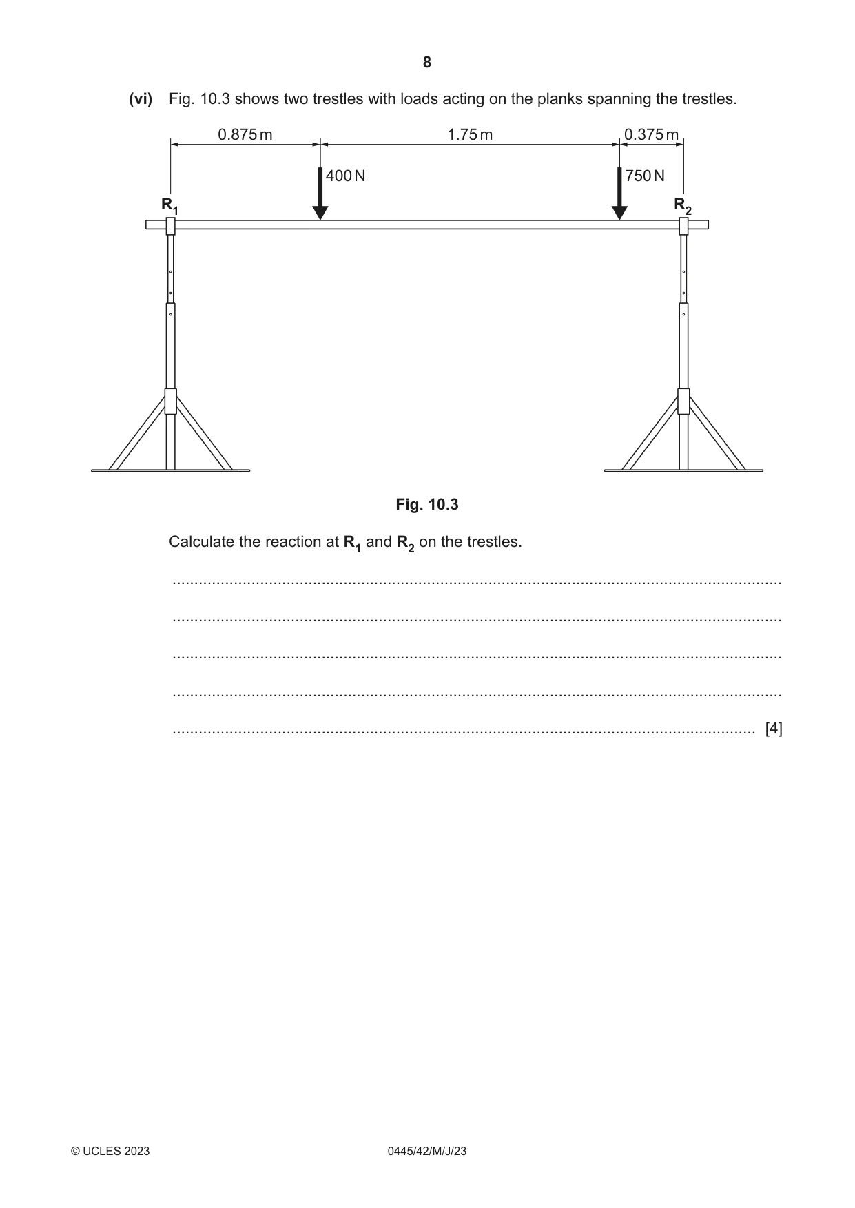 Cambridge IGCSE Design and Technology 0445 2023 May/June Paper 4 · Variant 2 question paper, page 8 of 20