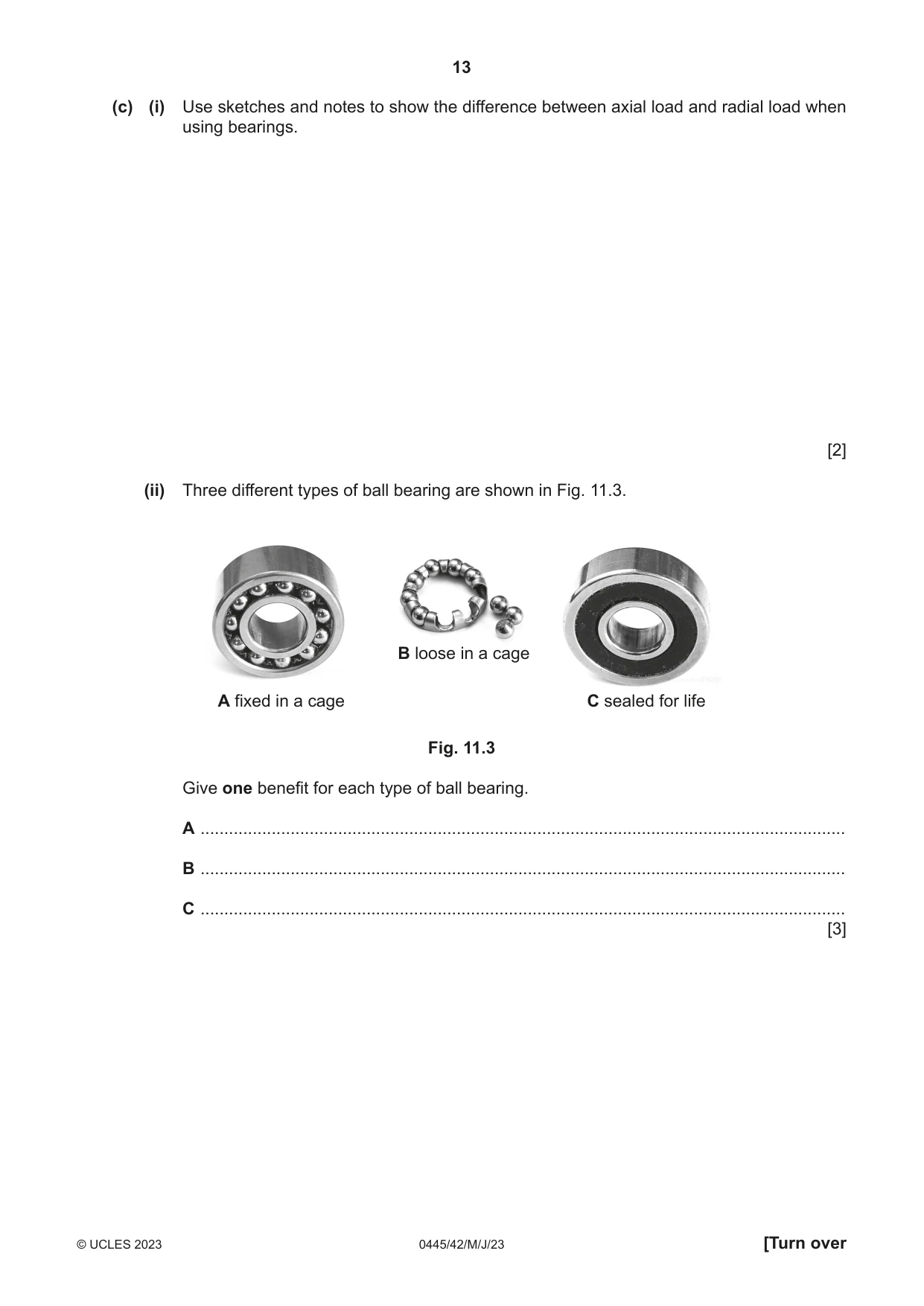 Cambridge IGCSE Design and Technology 0445 2023 May/June Paper 4 · Variant 2 question paper, page 13 of 20