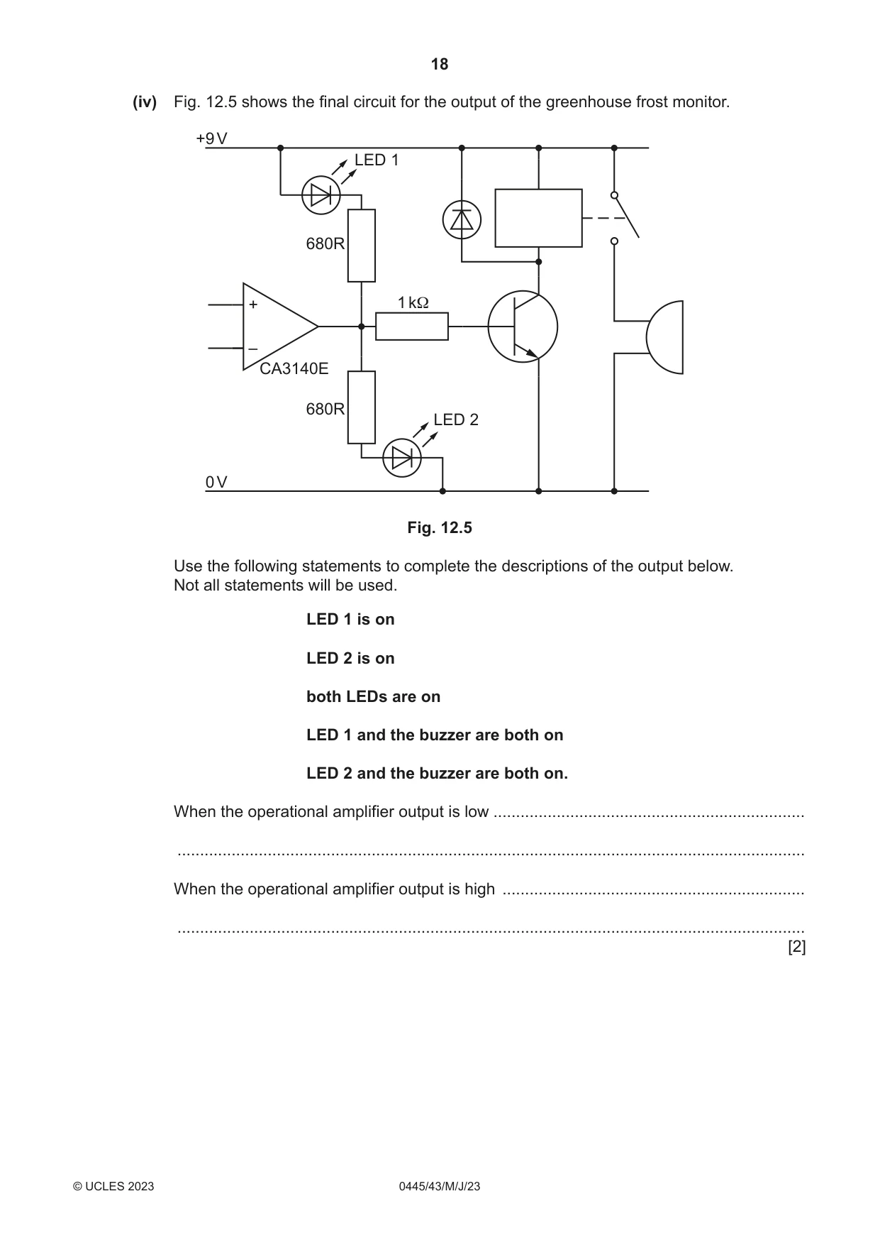Cambridge IGCSE Design and Technology 0445 2023 May/June Paper 4 · Variant 3 question paper, page 18 of 20
