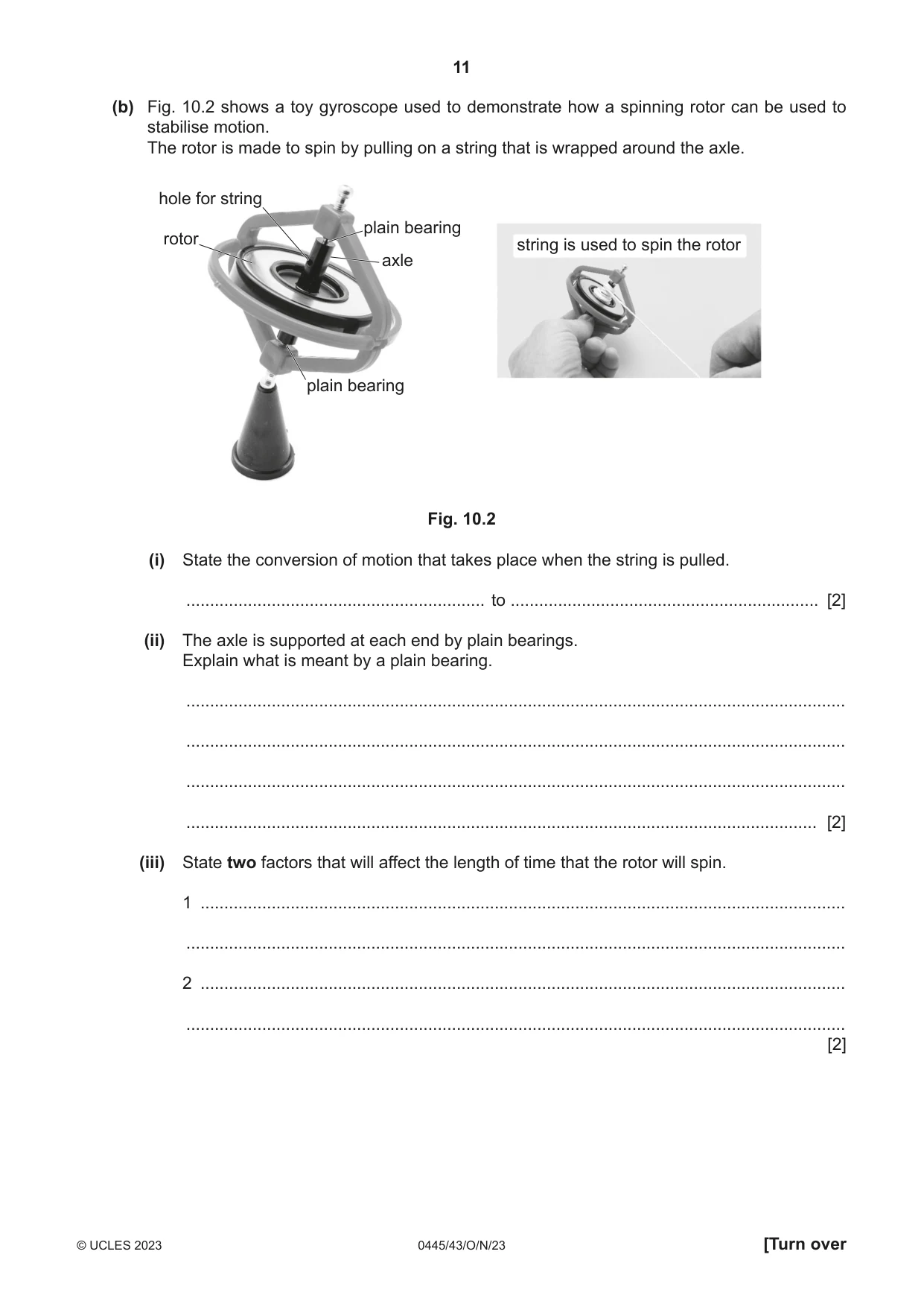 Cambridge IGCSE Design and Technology 0445 2023 Oct/Nov Paper 4 · Variant 3 question paper, page 11 of 20
