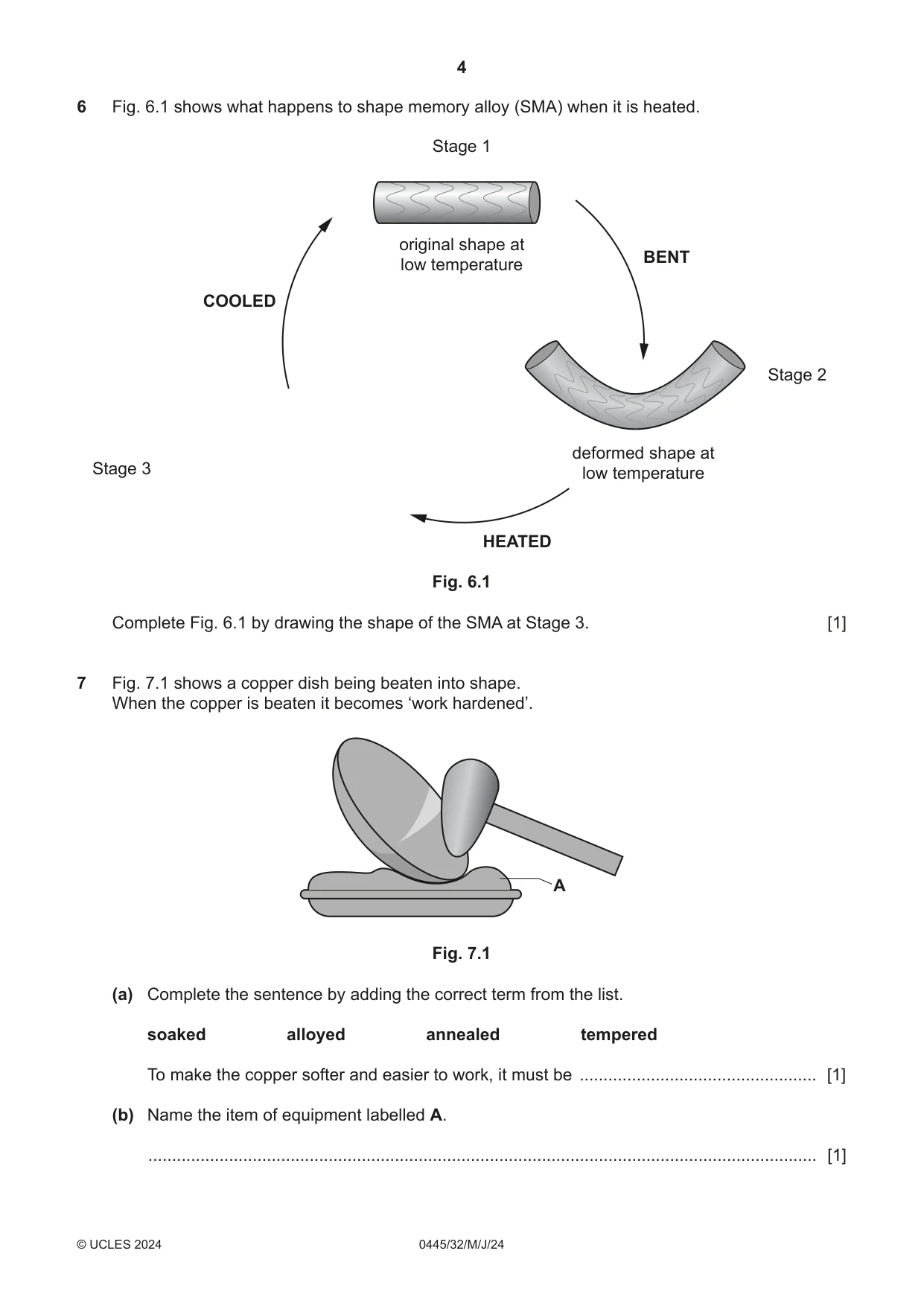 Cambridge IGCSE Design and Technology 0445 2024 May/June Paper 3 · Variant 2 question paper, page 4 of 24