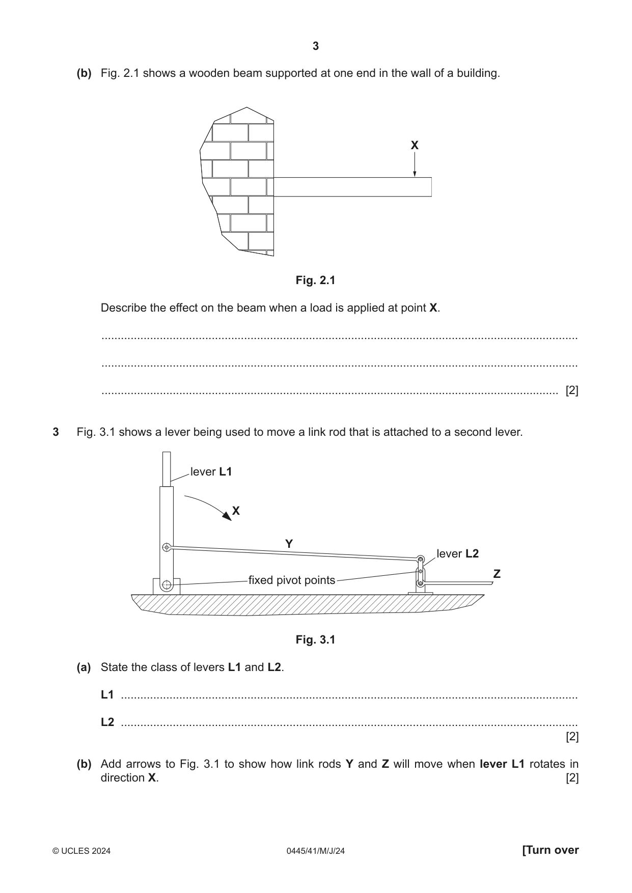 Cambridge IGCSE Design and Technology 0445 2024 May/June Paper 4 · Variant 1 question paper, page 3 of 20