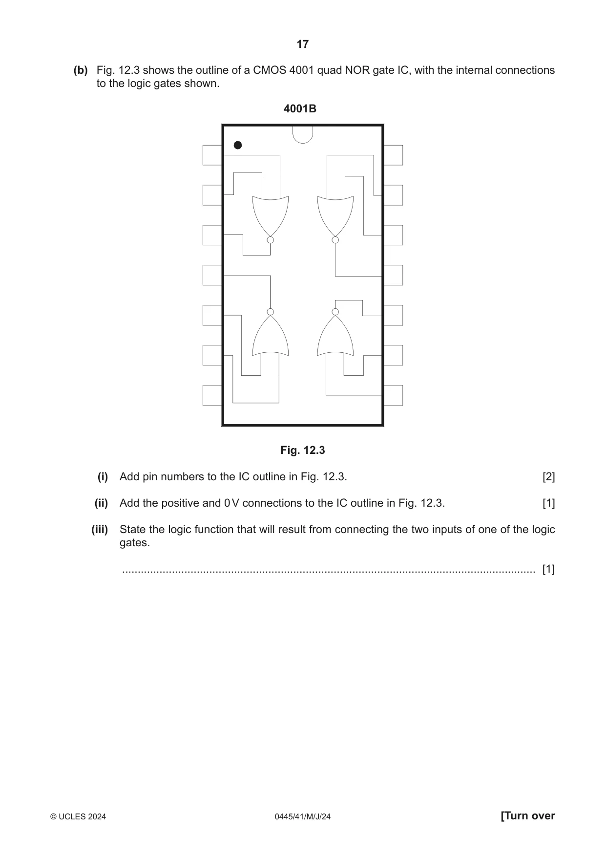 Cambridge IGCSE Design and Technology 0445 2024 May/June Paper 4 · Variant 1 question paper, page 17 of 20