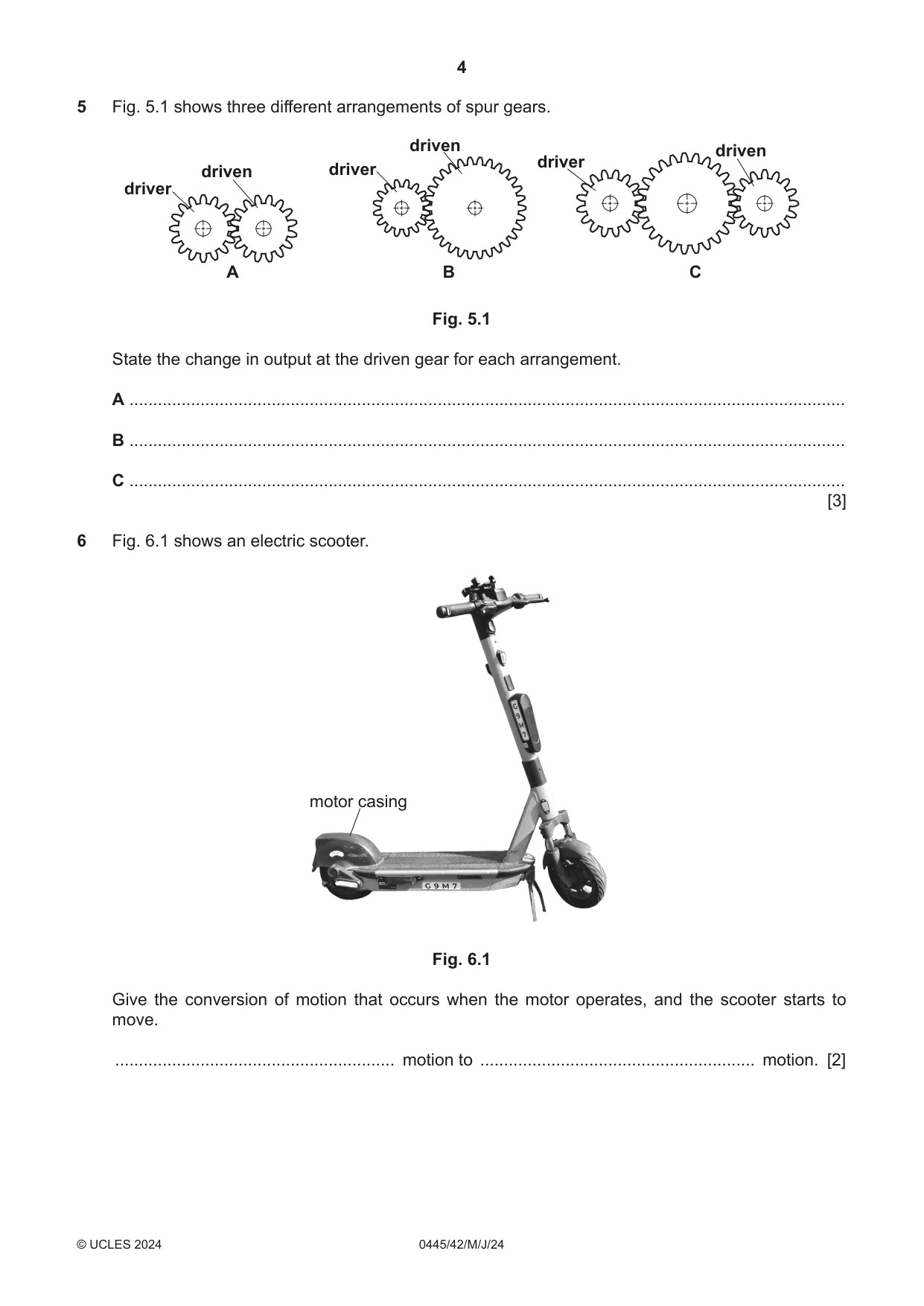 Cambridge IGCSE Design and Technology 0445 2024 May/June Paper 4 · Variant 2 question paper, page 4 of 20