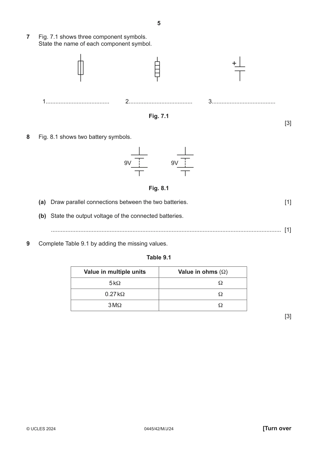 Cambridge IGCSE Design and Technology 0445 2024 May/June Paper 4 · Variant 2 question paper, page 5 of 20