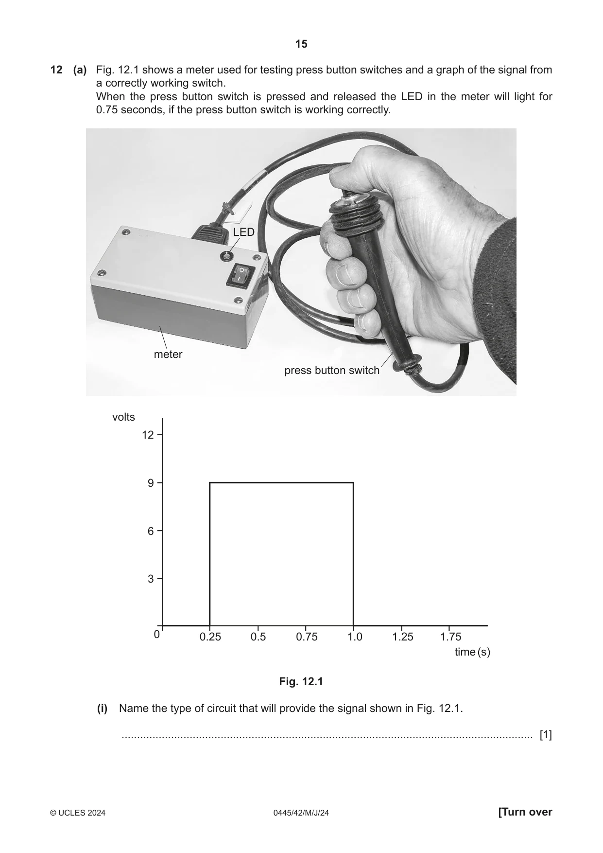 Cambridge IGCSE Design and Technology 0445 2024 May/June Paper 4 · Variant 2 question paper, page 15 of 20