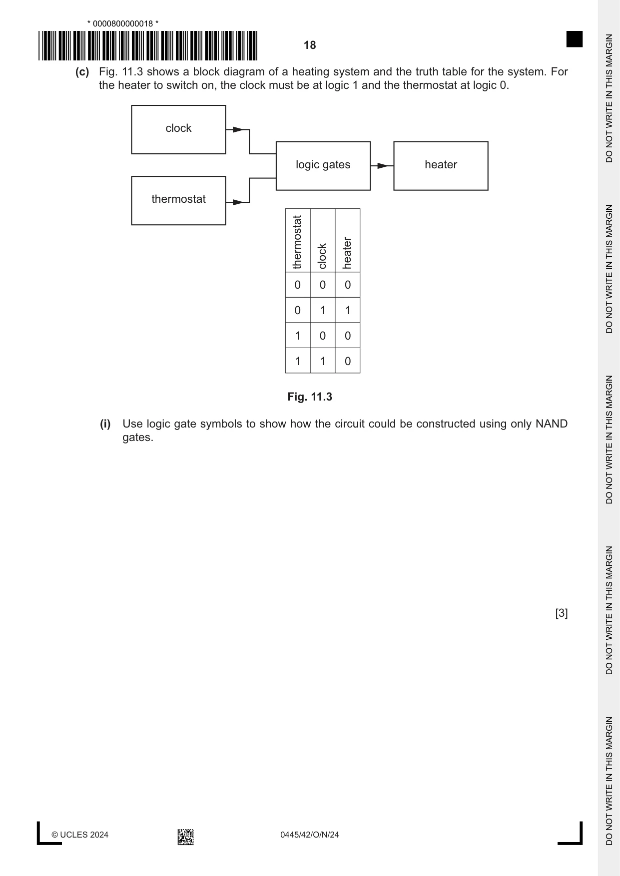 Cambridge IGCSE Design and Technology 0445 2024 Oct/Nov Paper 4 · Variant 2 question paper, page 18 of 20