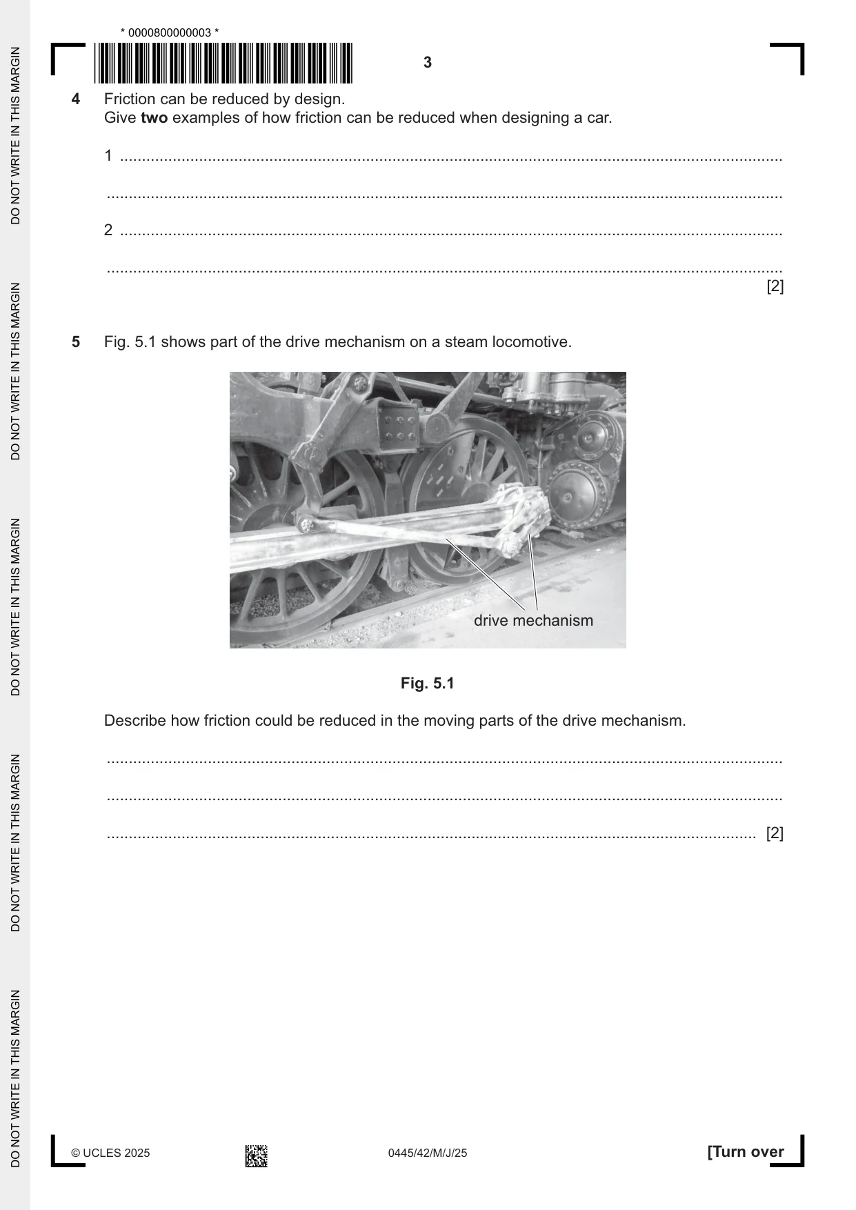 Cambridge IGCSE Design and Technology 0445 2025 May/June Paper 4 · Variant 2 question paper, page 3 of 20