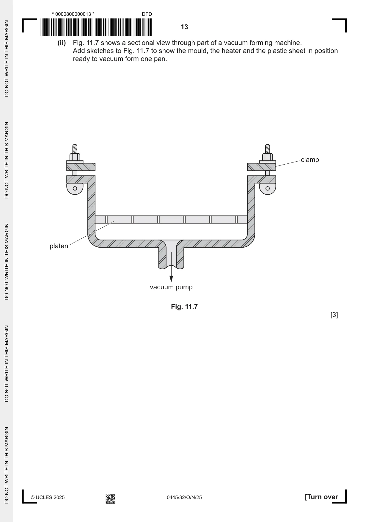 Cambridge IGCSE Design and Technology 0445 2025 Oct/Nov Paper 3 · Variant 2 question paper, page 13 of 24