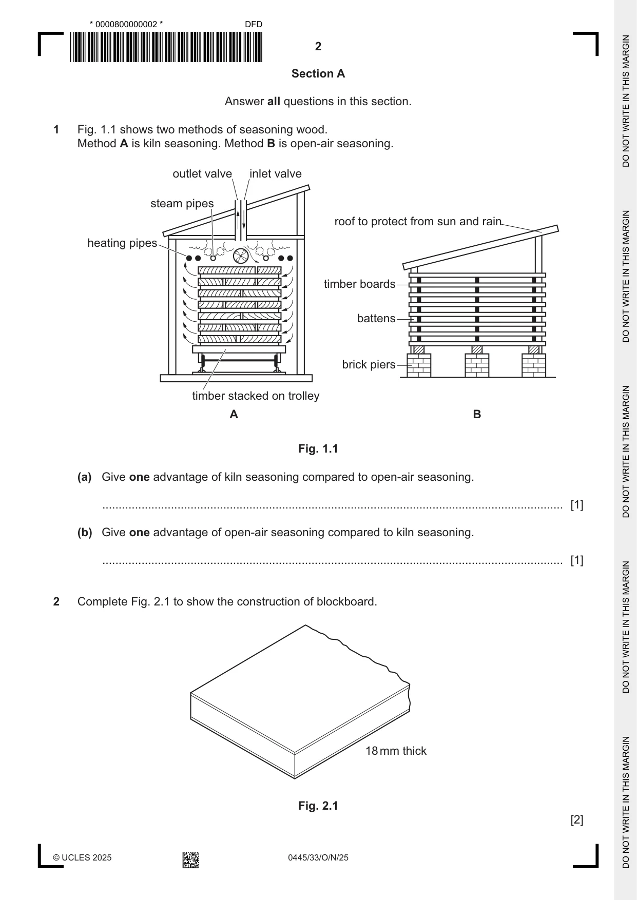 Cambridge IGCSE Design and Technology 0445 2025 Oct/Nov Paper 3 · Variant 3 question paper, page 2 of 24