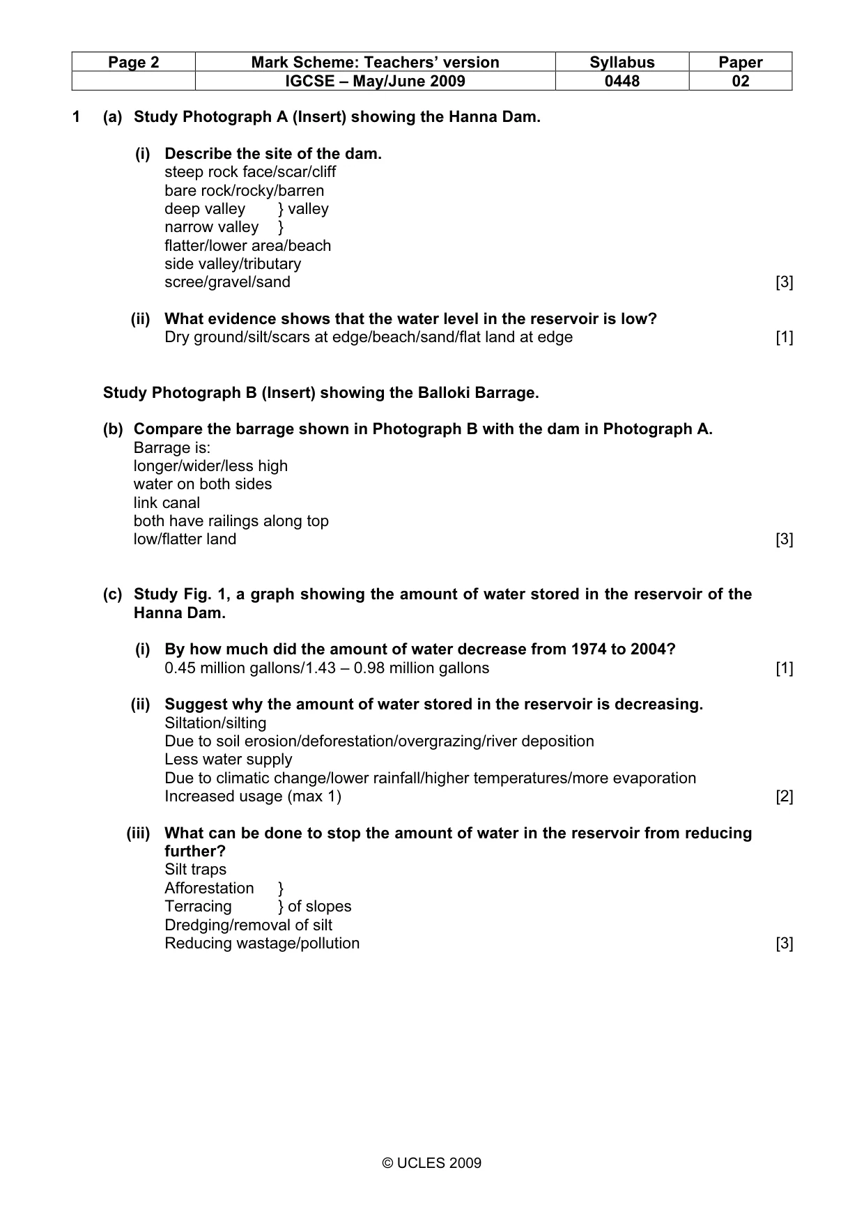 Mark scheme, page 2 of 10