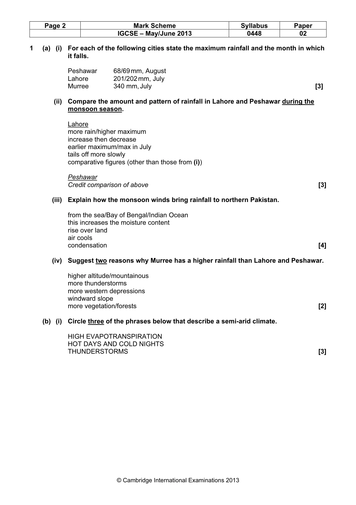 Mark scheme, page 3 of 12