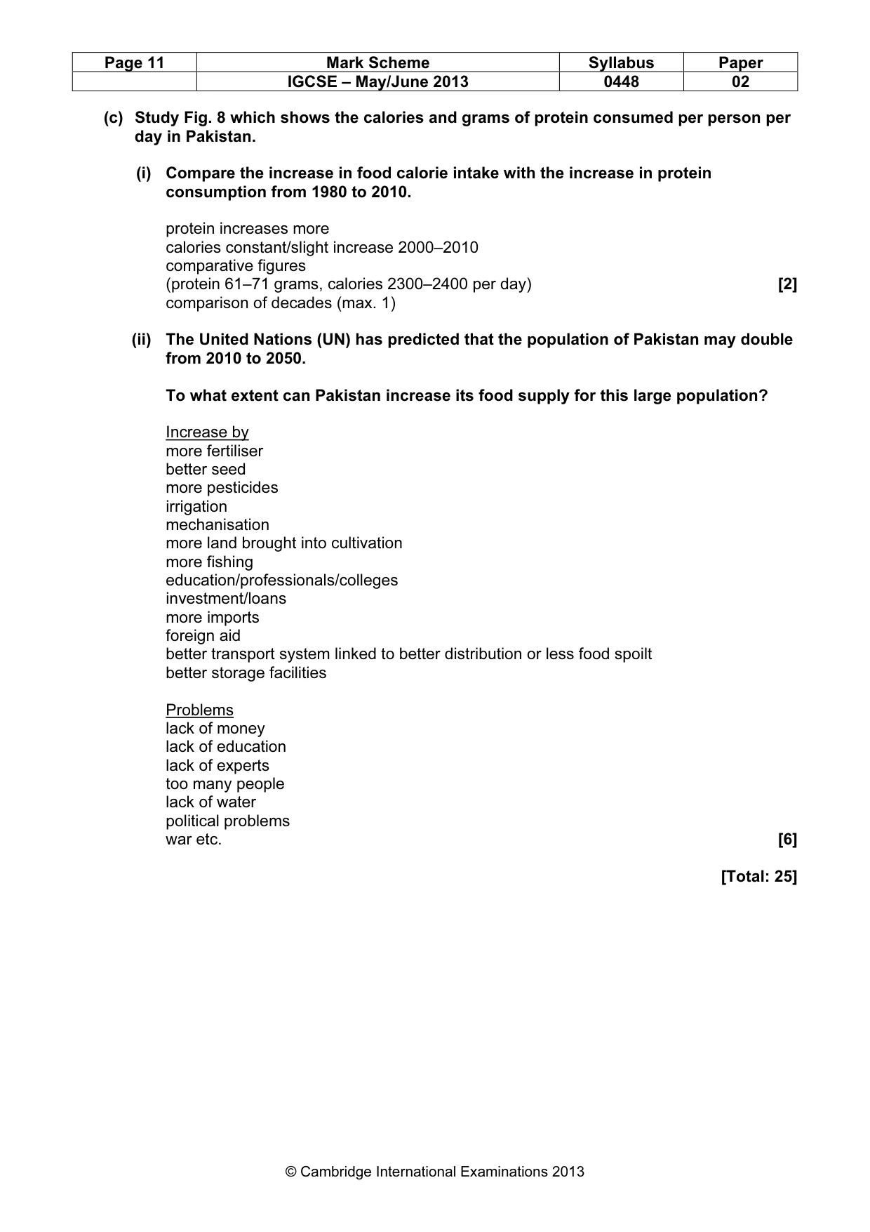 Mark scheme, page 12 of 12