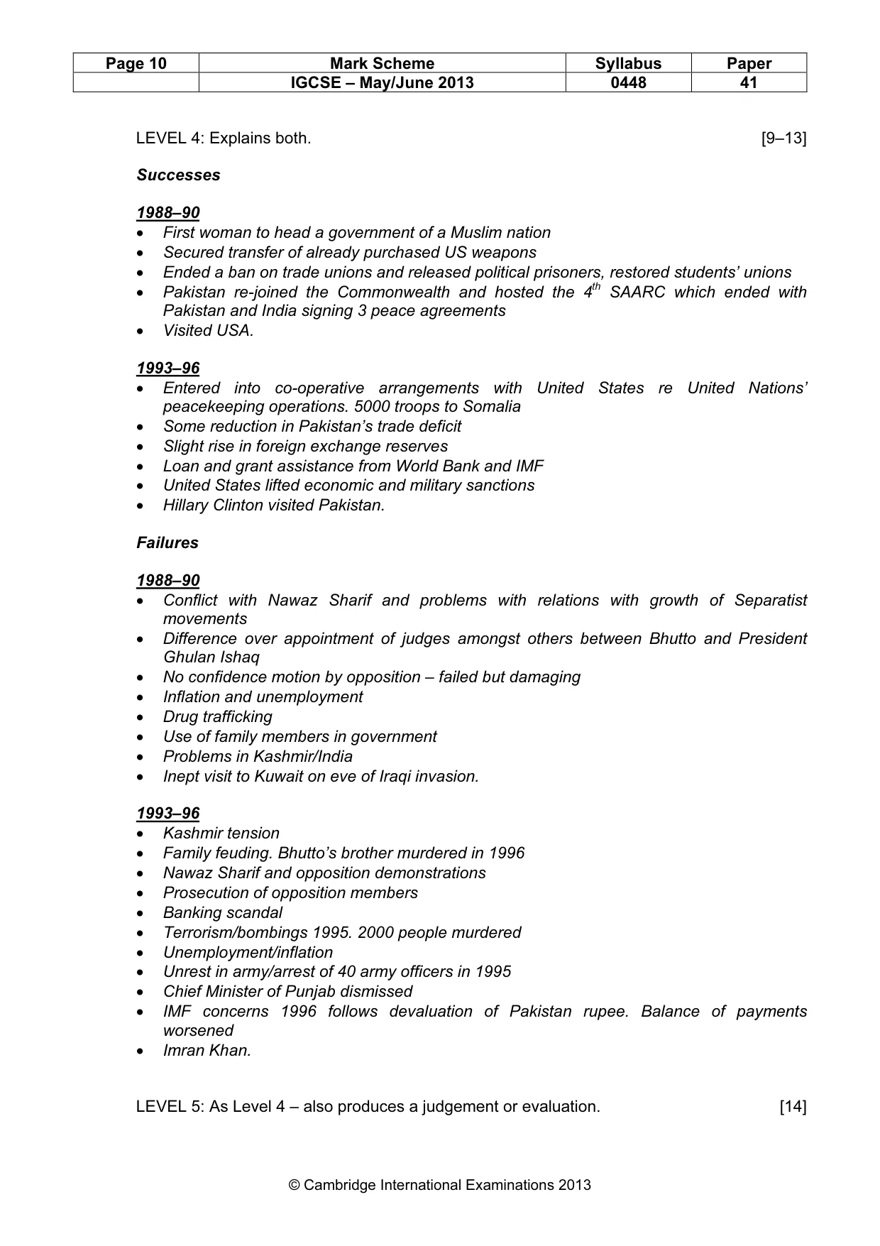 Mark scheme, page 11 of 11
