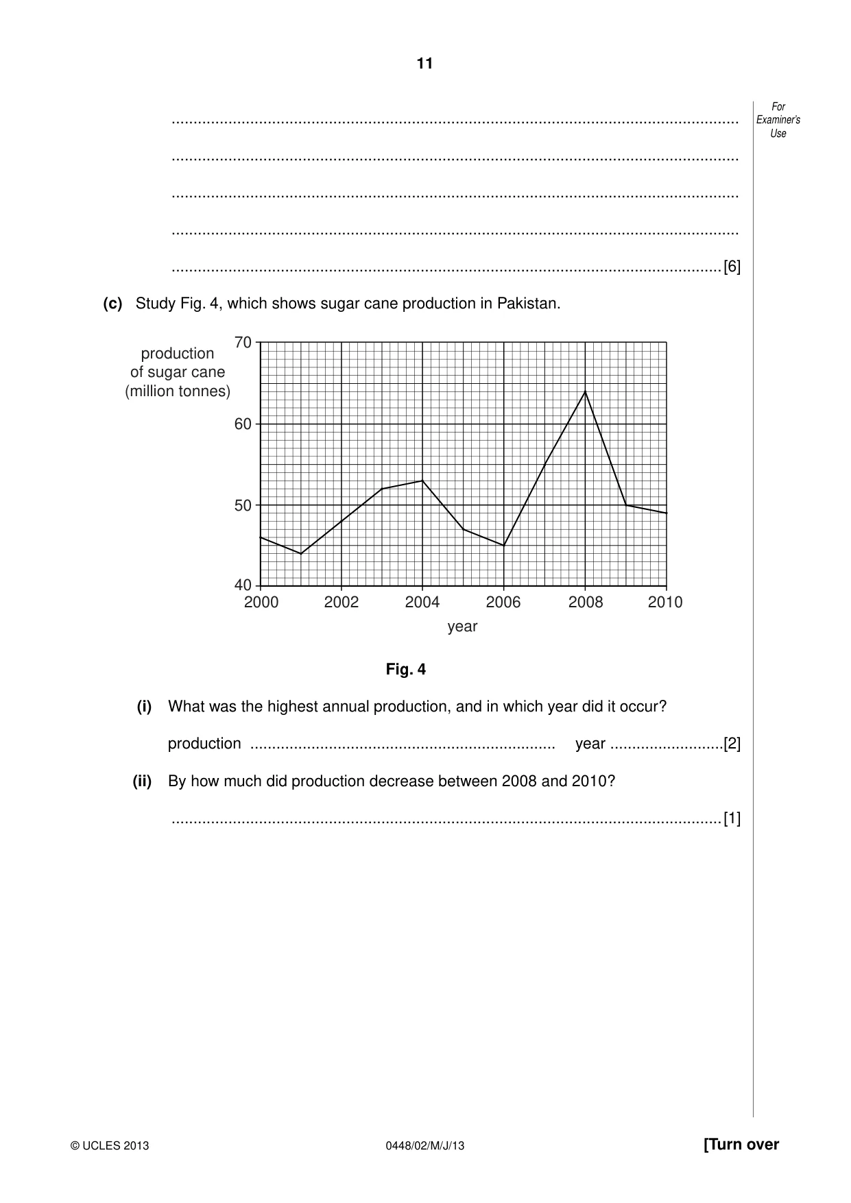 Cambridge IGCSE Pakistan Studies 0448 2013 May/June Paper 2 · Variant 1 question paper, page 12 of 25