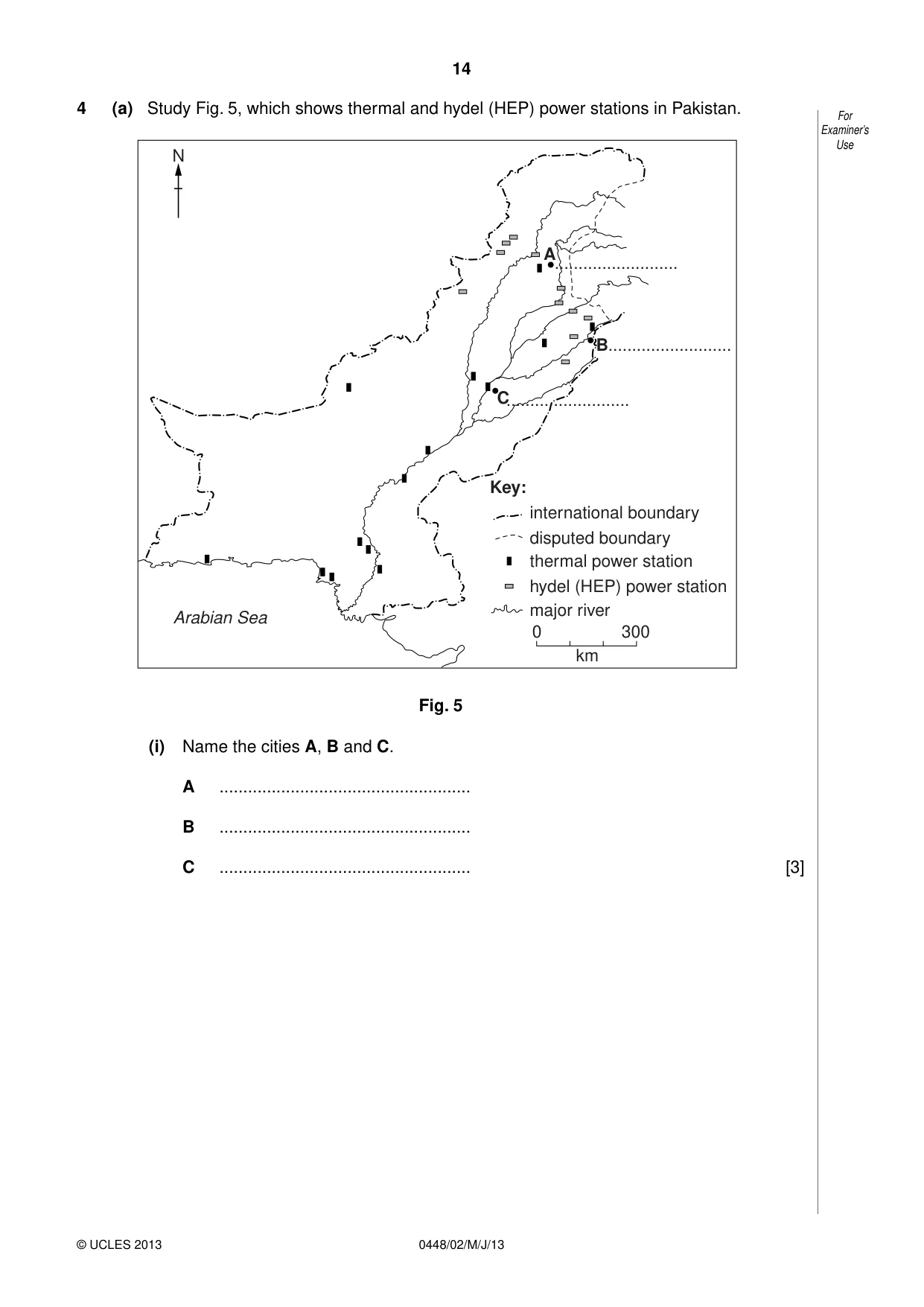 Cambridge IGCSE Pakistan Studies 0448 2013 May/June Paper 2 · Variant 1 question paper, page 15 of 25