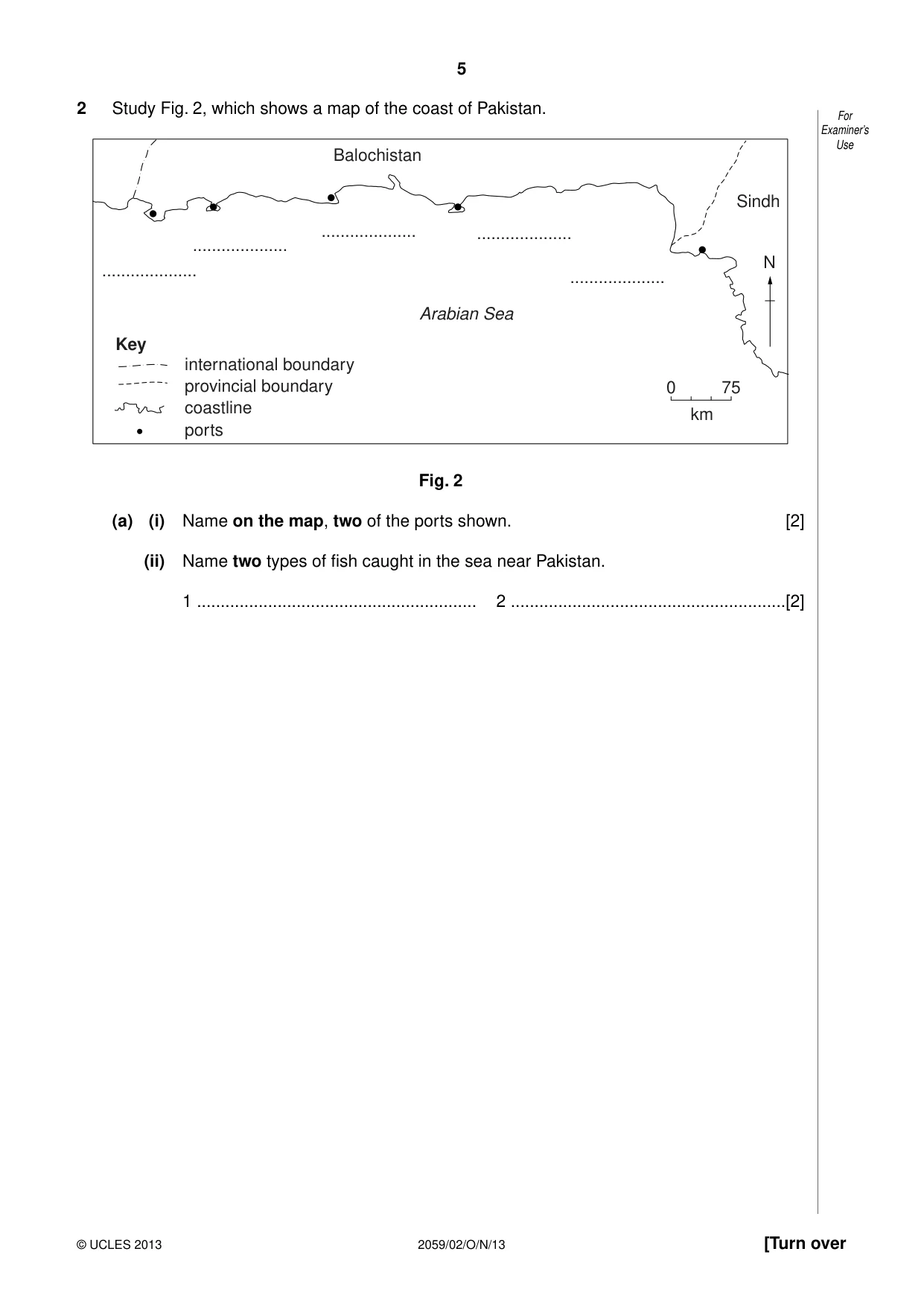 Cambridge IGCSE Pakistan Studies 0448 2013 May/June Paper 4 · Variant 2 question paper, page 6 of 21