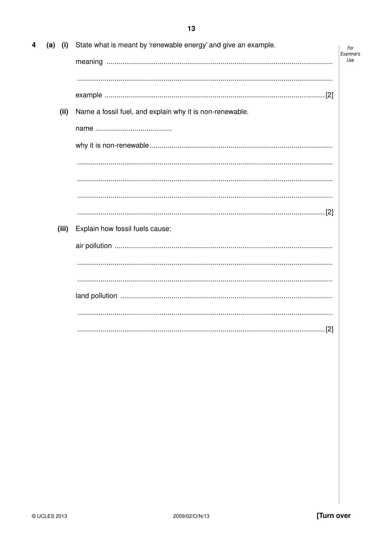 Cambridge IGCSE Pakistan Studies 0448 2013 May/June Paper 4 · Variant 2 question paper, page 14 of 21