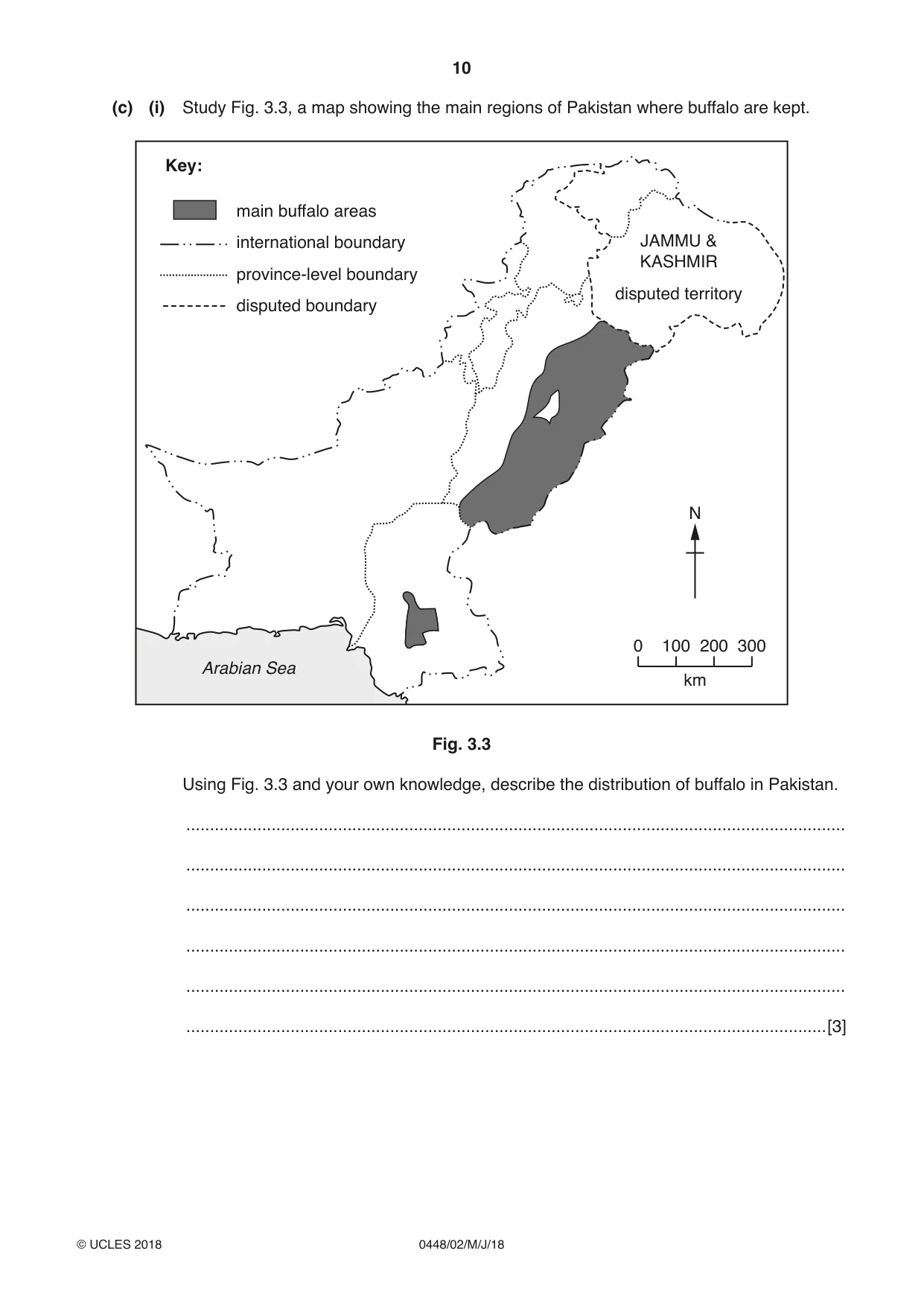 Cambridge IGCSE Pakistan Studies 0448 2018 May/June Paper 2 · Variant 0 question paper, page 10 of 24