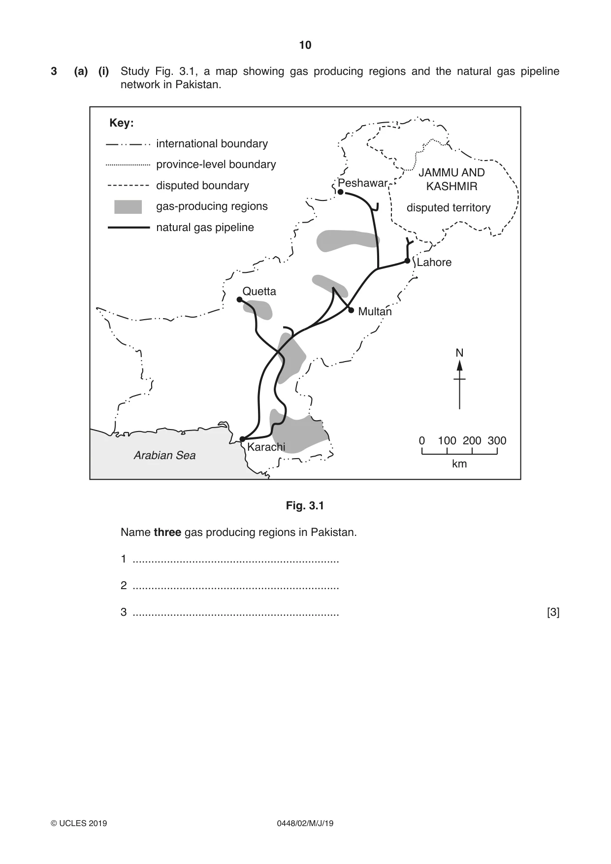 Cambridge IGCSE Pakistan Studies 0448 2019 May/June Paper 2 · Variant 1 question paper, page 10 of 24