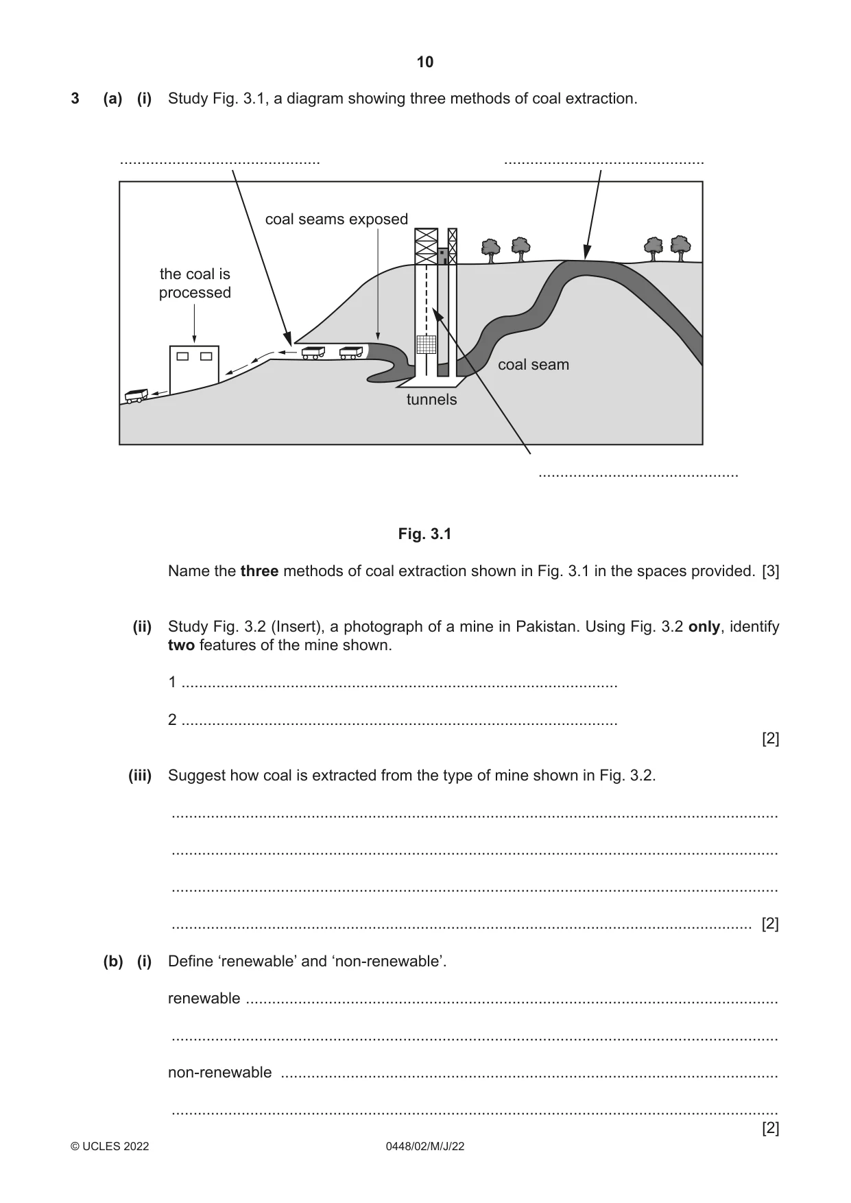 Cambridge IGCSE Pakistan Studies 0448 2022 May/June Paper 2 · Variant 0 question paper, page 10 of 20
