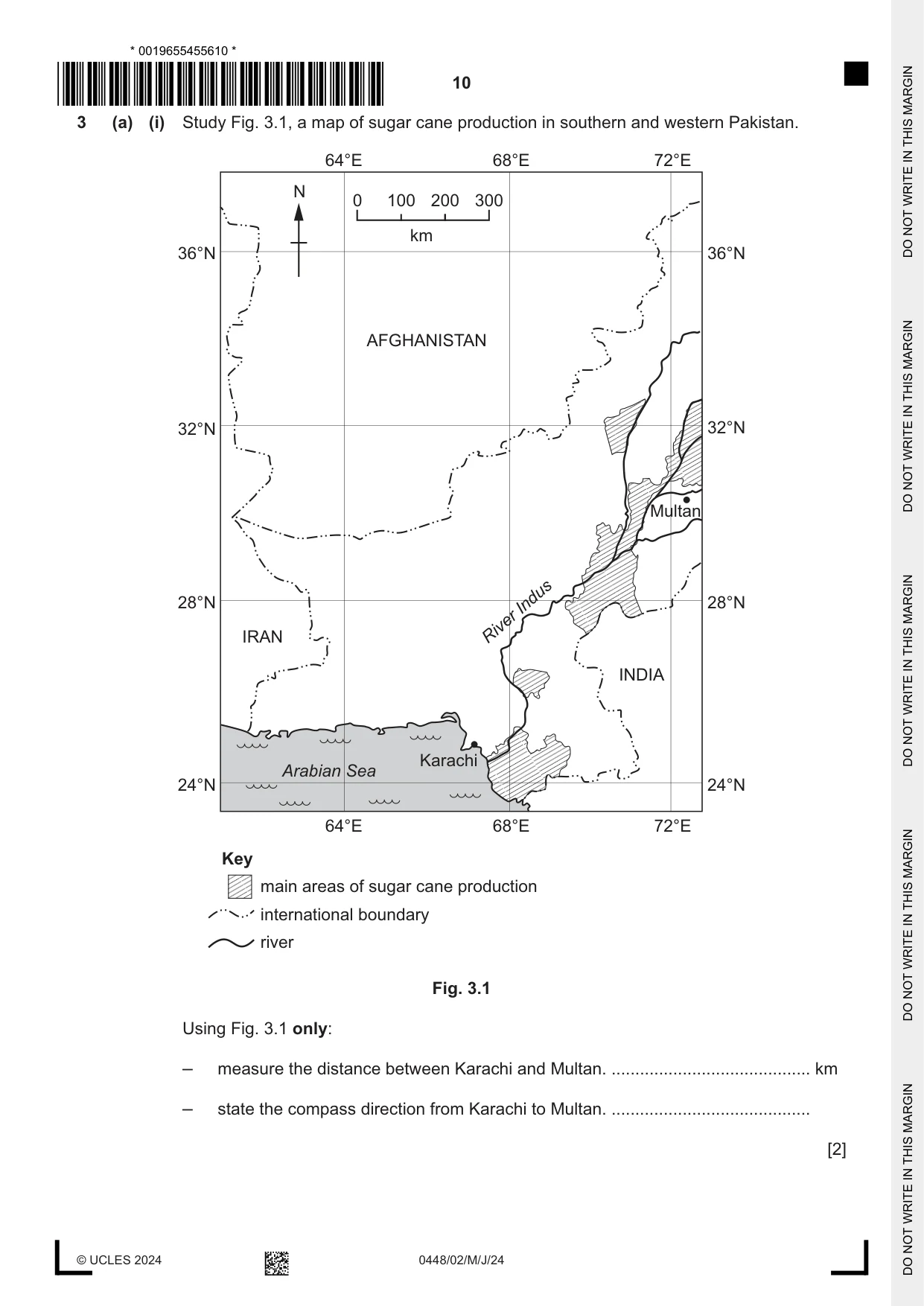 Cambridge IGCSE Pakistan Studies 0448 2024 May/June Paper 2 · Variant 0 question paper, page 10 of 28