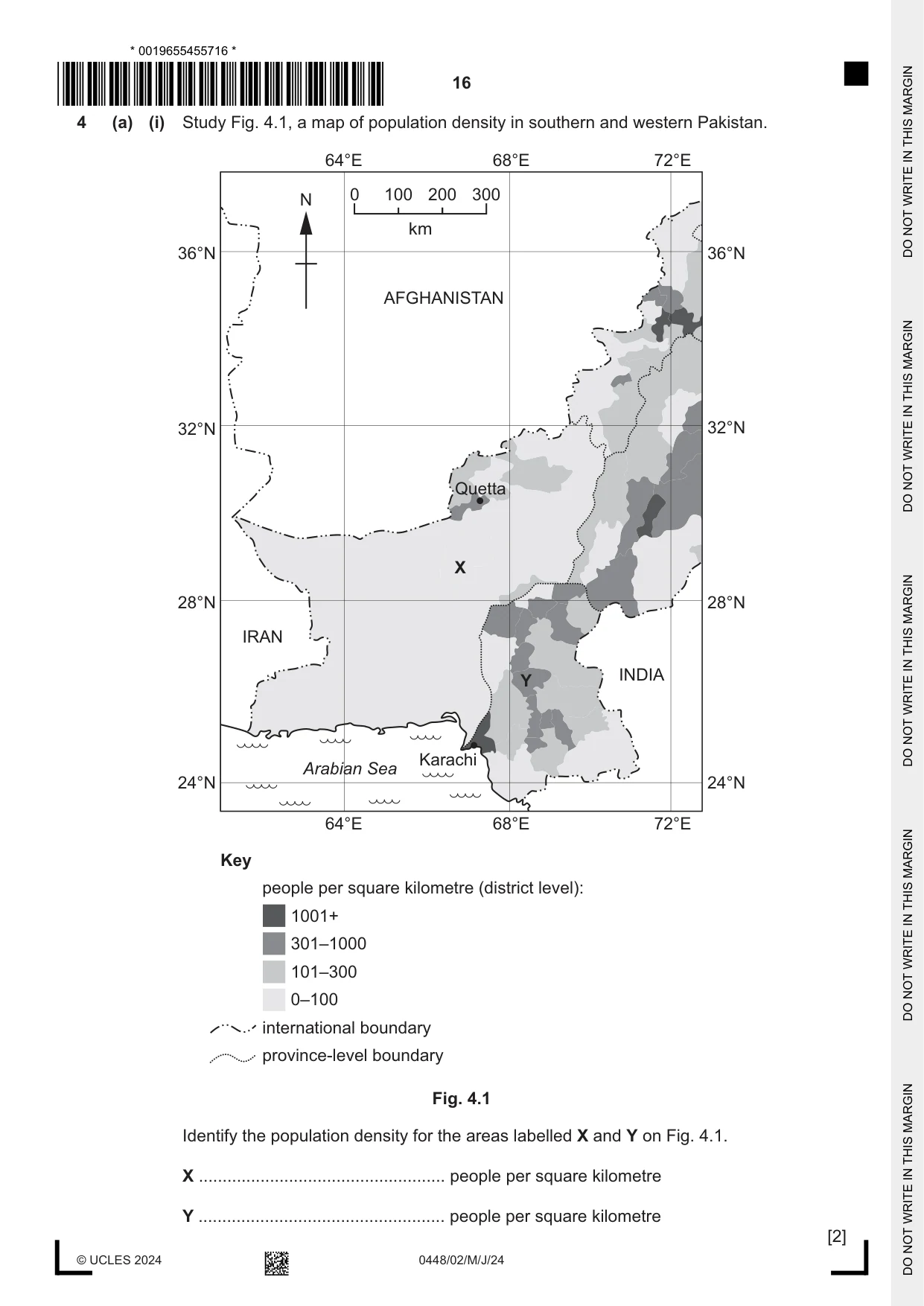 Cambridge IGCSE Pakistan Studies 0448 2024 May/June Paper 2 · Variant 0 question paper, page 16 of 28