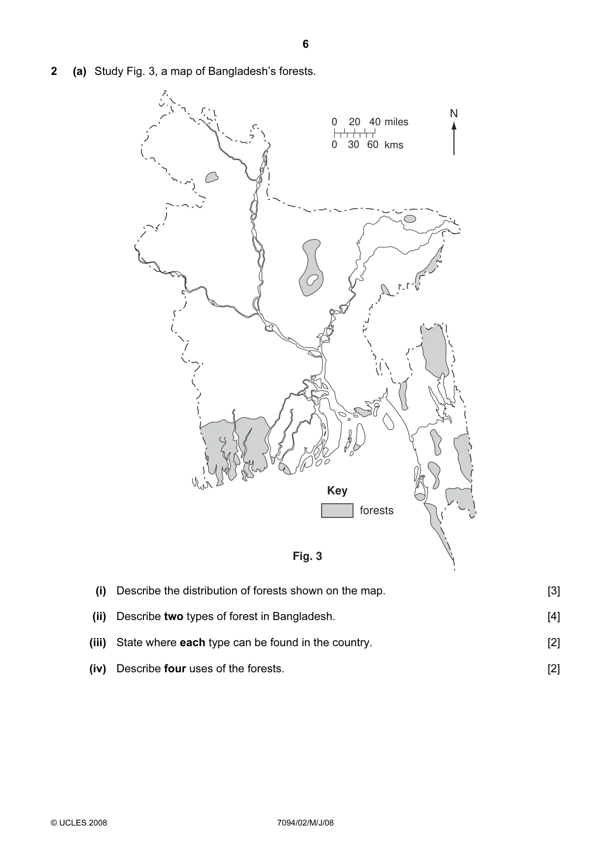 Cambridge IGCSE Bangladesh Studies 0449 2008 May/June Paper 2 · Variant 1 question paper, page 6 of 16
