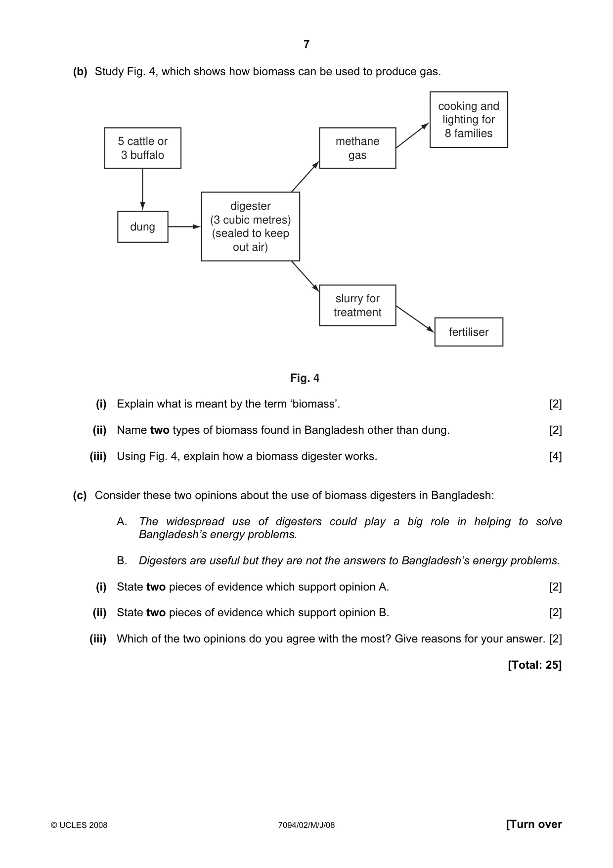 Cambridge IGCSE Bangladesh Studies 0449 2008 May/June Paper 2 · Variant 1 question paper, page 7 of 16