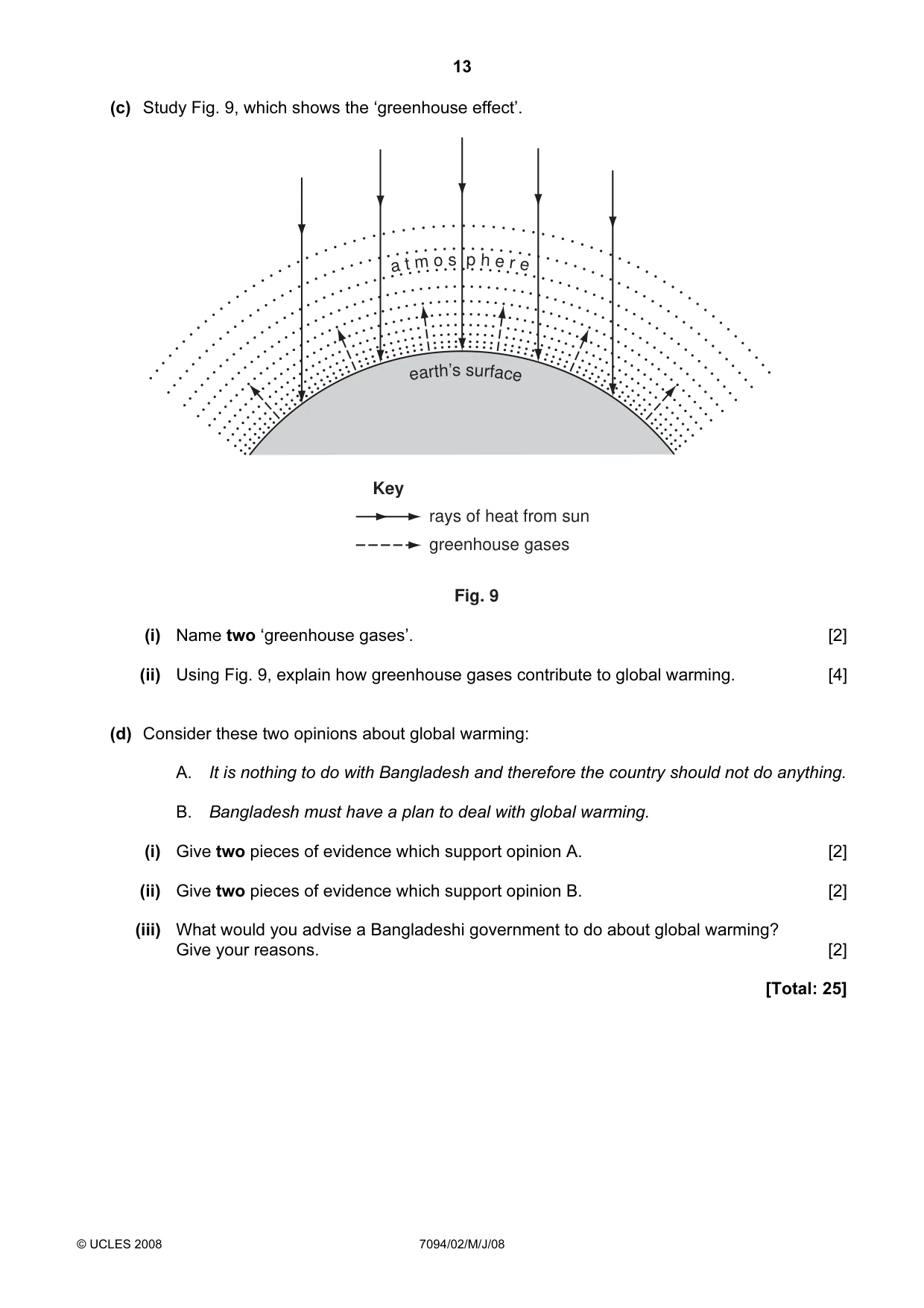 Cambridge IGCSE Bangladesh Studies 0449 2008 May/June Paper 2 · Variant 1 question paper, page 13 of 16