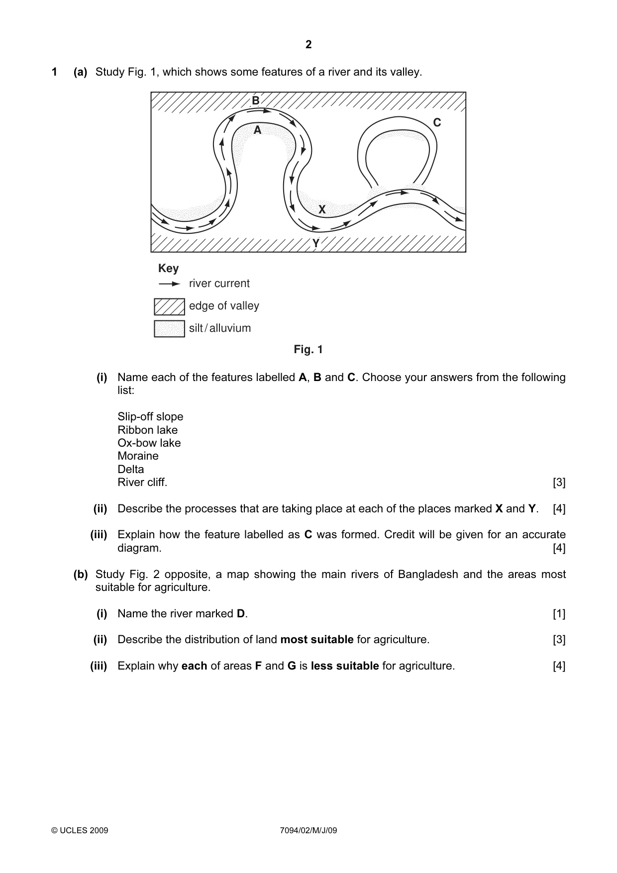 Cambridge IGCSE Bangladesh Studies 0449 2009 May/June Paper 2 · Variant 1 question paper, page 2 of 12