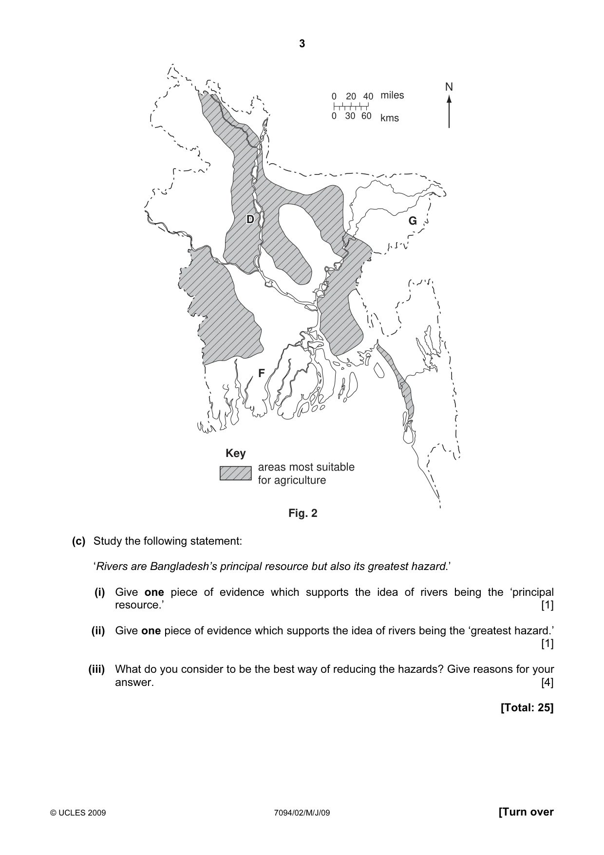 Cambridge IGCSE Bangladesh Studies 0449 2009 May/June Paper 2 · Variant 1 question paper, page 3 of 12