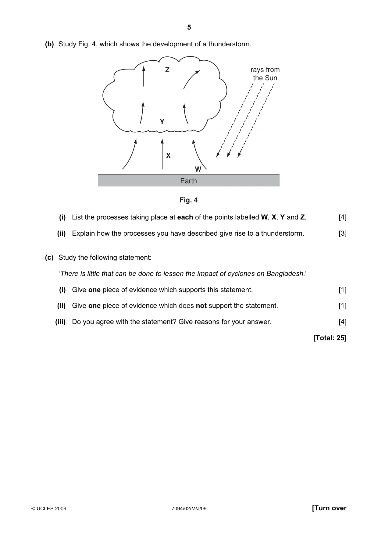 Cambridge IGCSE Bangladesh Studies 0449 2009 May/June Paper 2 · Variant 1 question paper, page 5 of 12