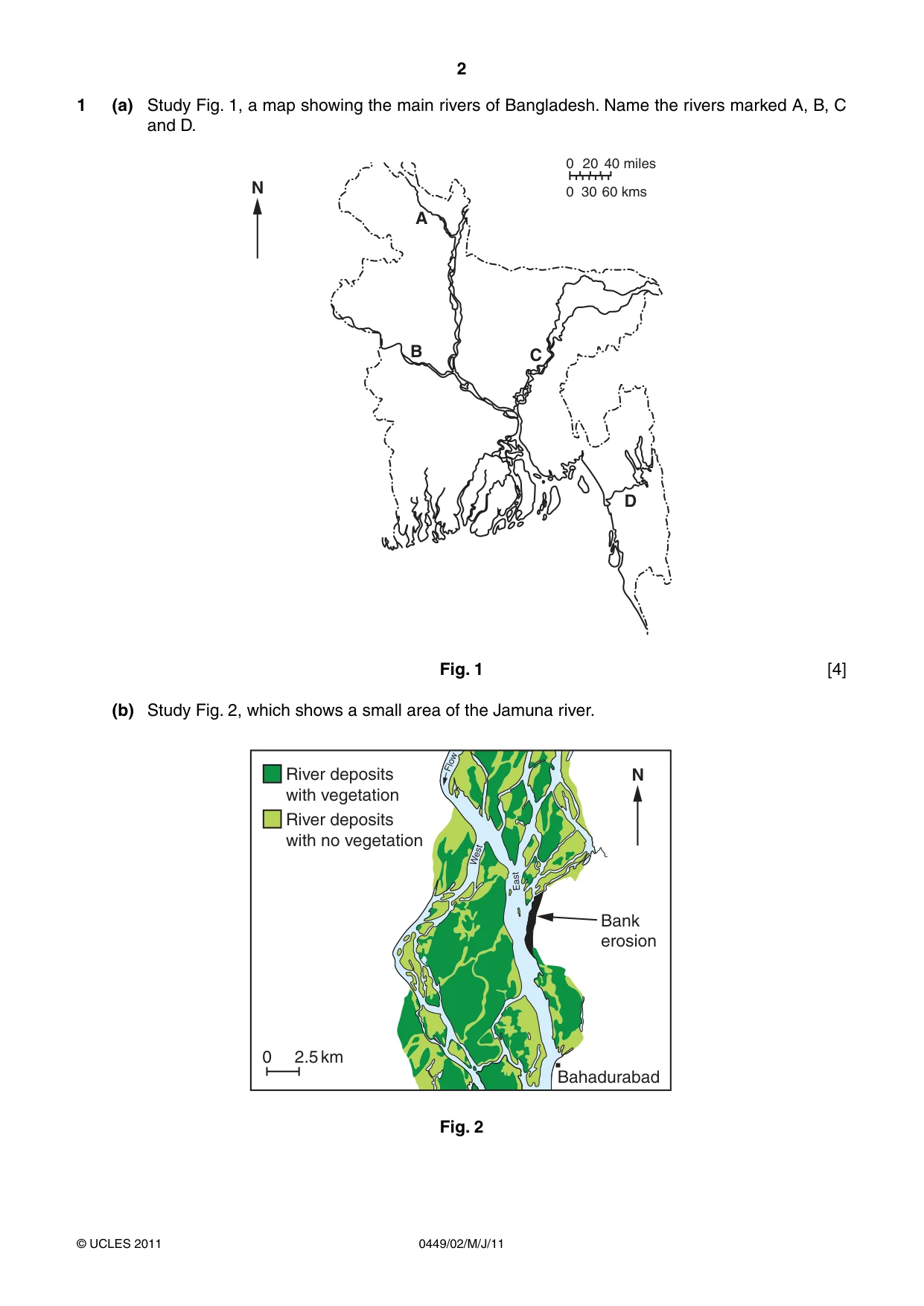 Cambridge IGCSE Bangladesh Studies 0449 2011 May/June Paper 2 · Variant 1 question paper, page 2 of 12