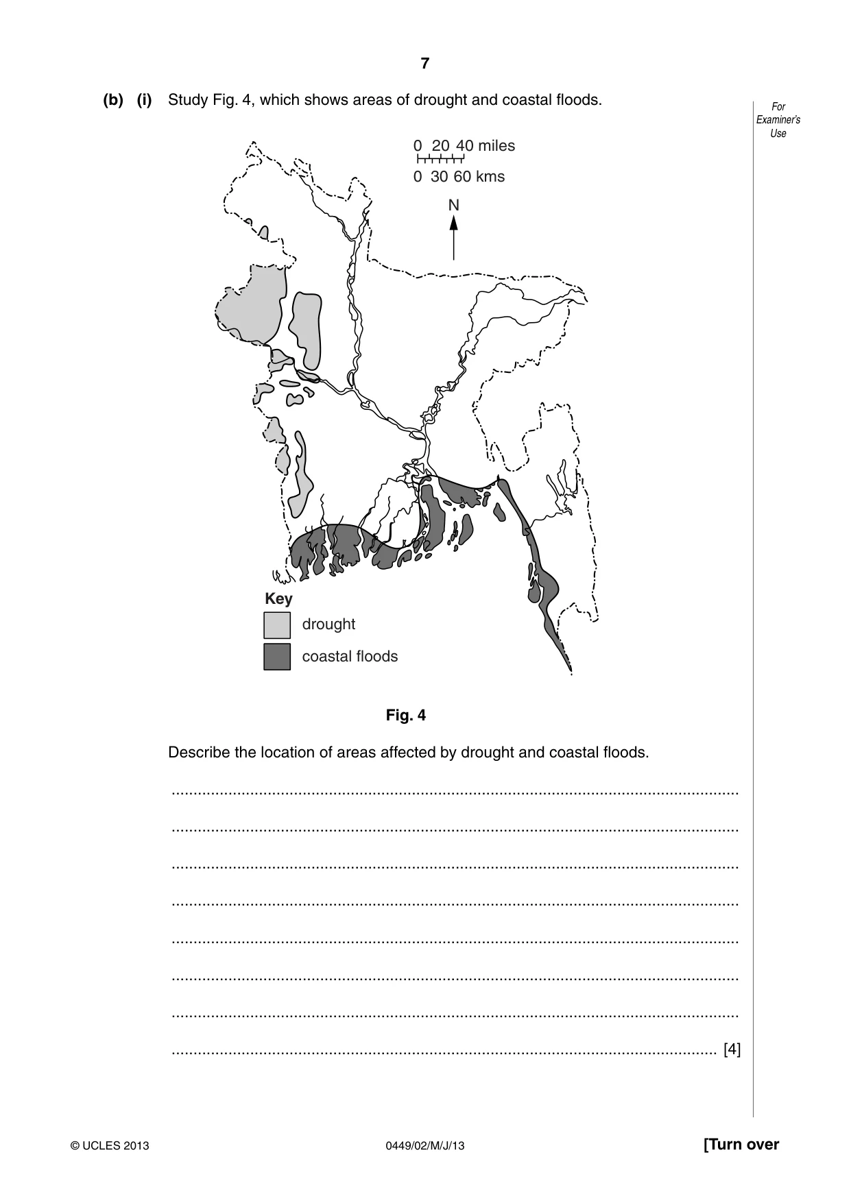 Cambridge IGCSE Bangladesh Studies 0449 2013 May/June Paper 2 · Variant 1 question paper, page 7 of 24