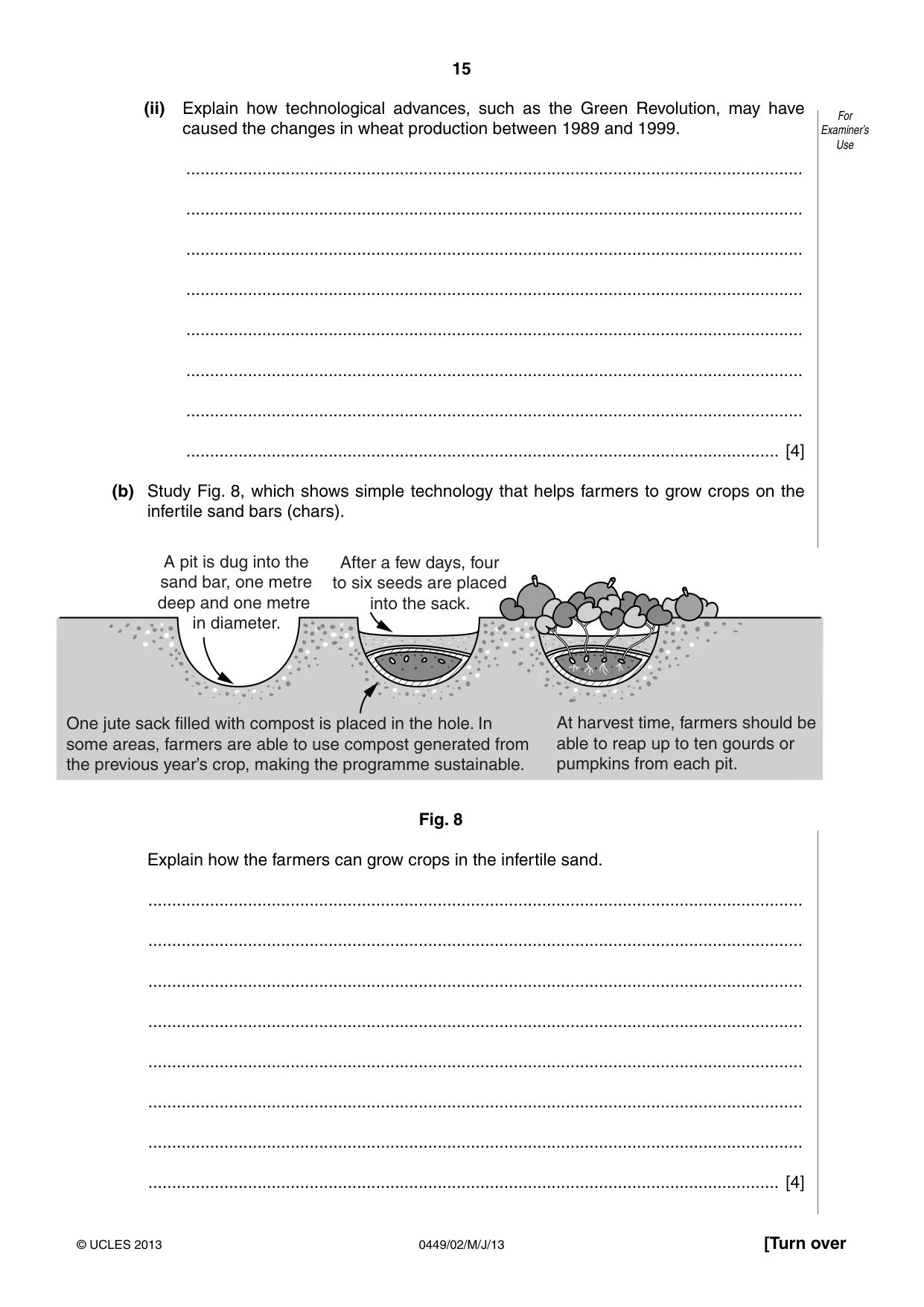 Cambridge IGCSE Bangladesh Studies 0449 2013 May/June Paper 2 · Variant 1 question paper, page 15 of 24