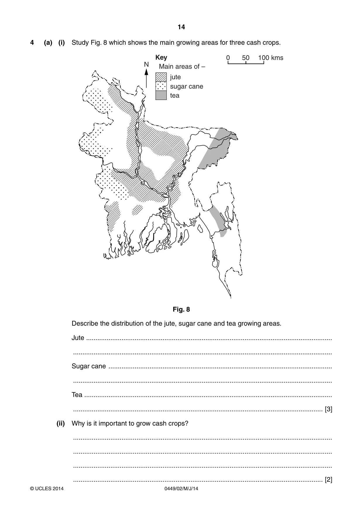 Cambridge IGCSE Bangladesh Studies 0449 2014 May/June Paper 2 · Variant 1 question paper, page 14 of 24