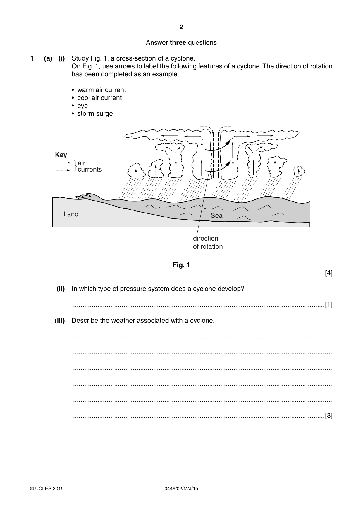 Cambridge IGCSE Bangladesh Studies 0449 2015 May/June Paper 2 · Variant 1 question paper, page 2 of 24