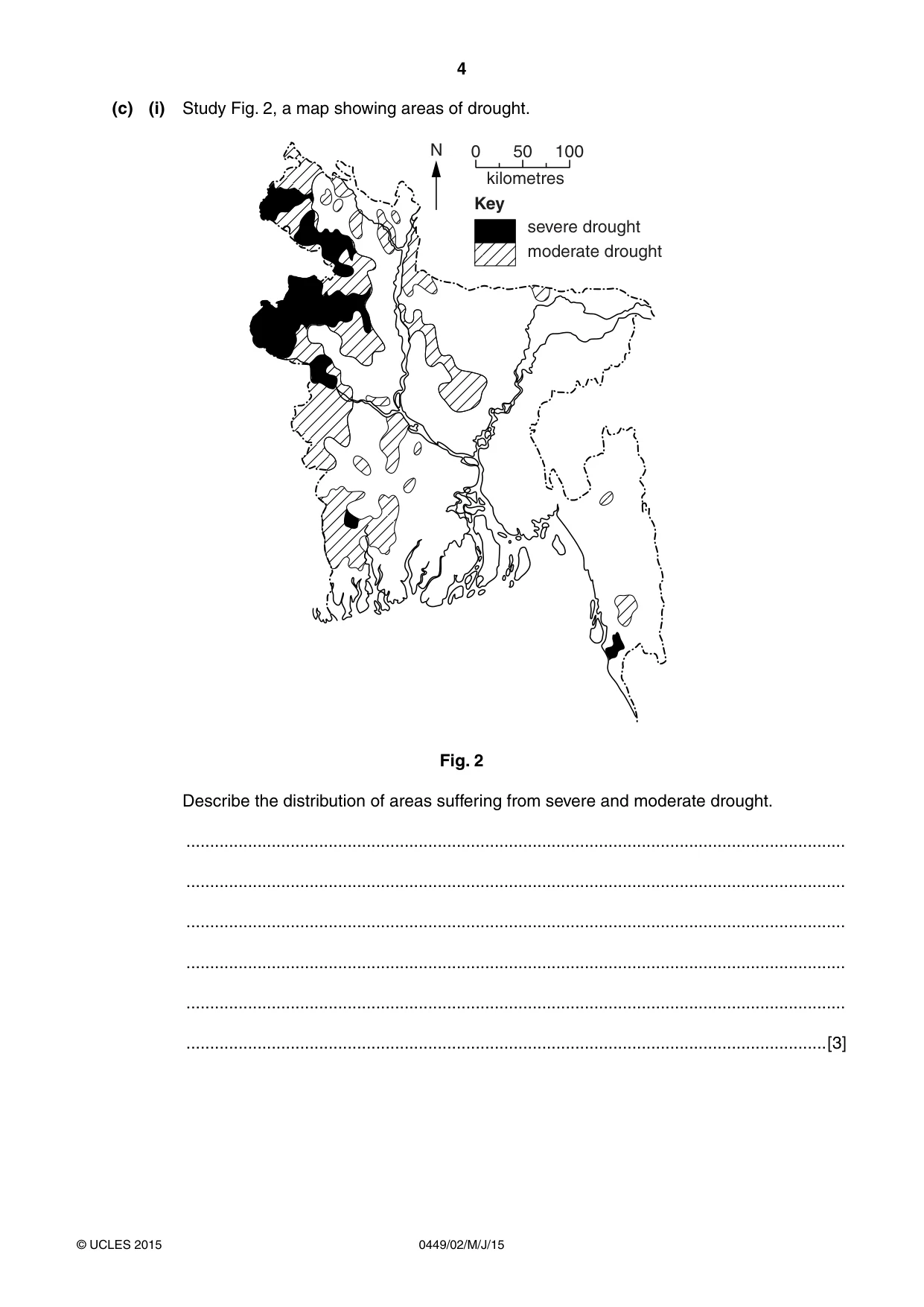Cambridge IGCSE Bangladesh Studies 0449 2015 May/June Paper 2 · Variant 1 question paper, page 4 of 24
