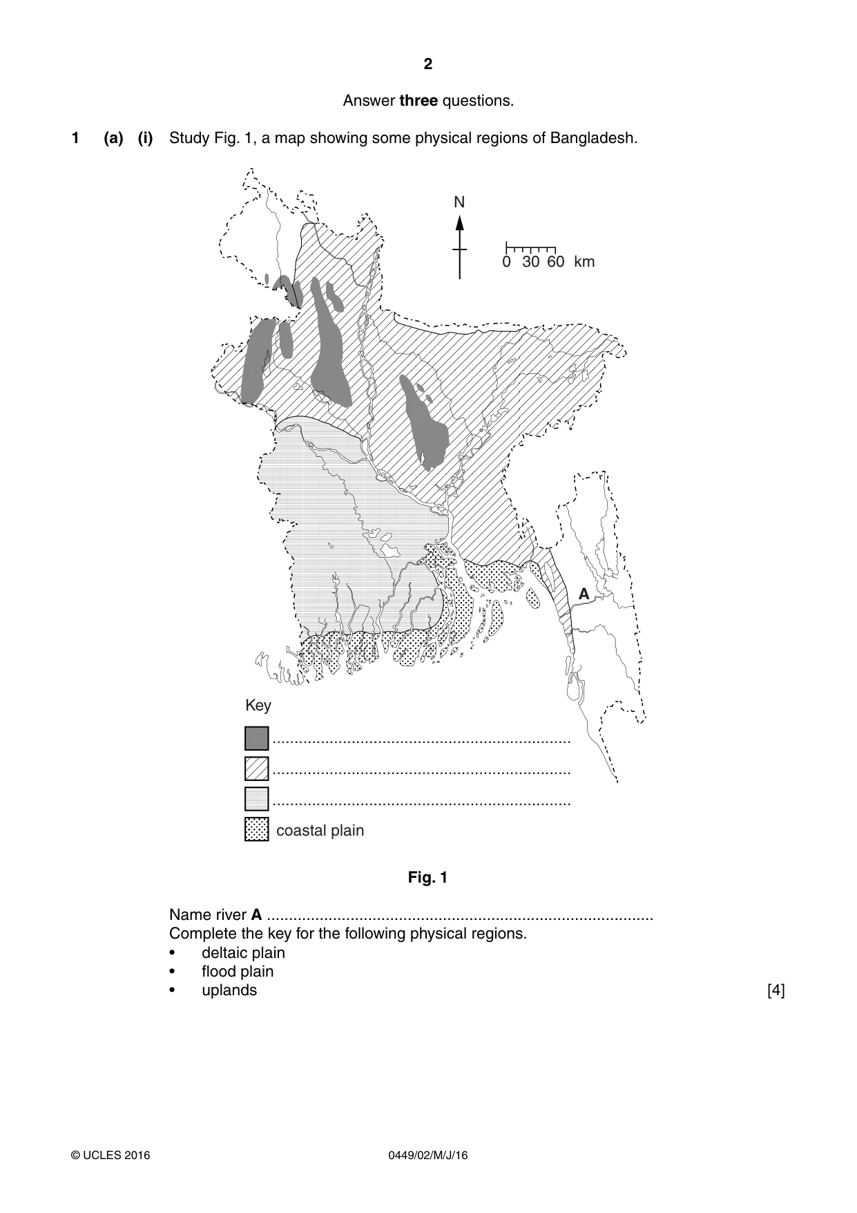 Cambridge IGCSE Bangladesh Studies 0449 2016 May/June Paper 2 · Variant 0 question paper, page 2 of 24