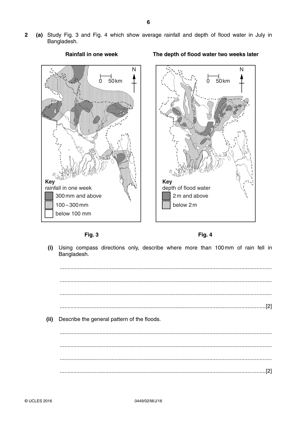 Cambridge IGCSE Bangladesh Studies 0449 2016 May/June Paper 2 · Variant 0 question paper, page 6 of 24